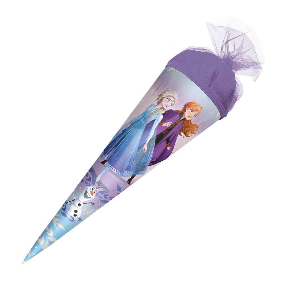 Schultüte Roth Schultüte Disney Frozen rund Tüllverschluss 35cm