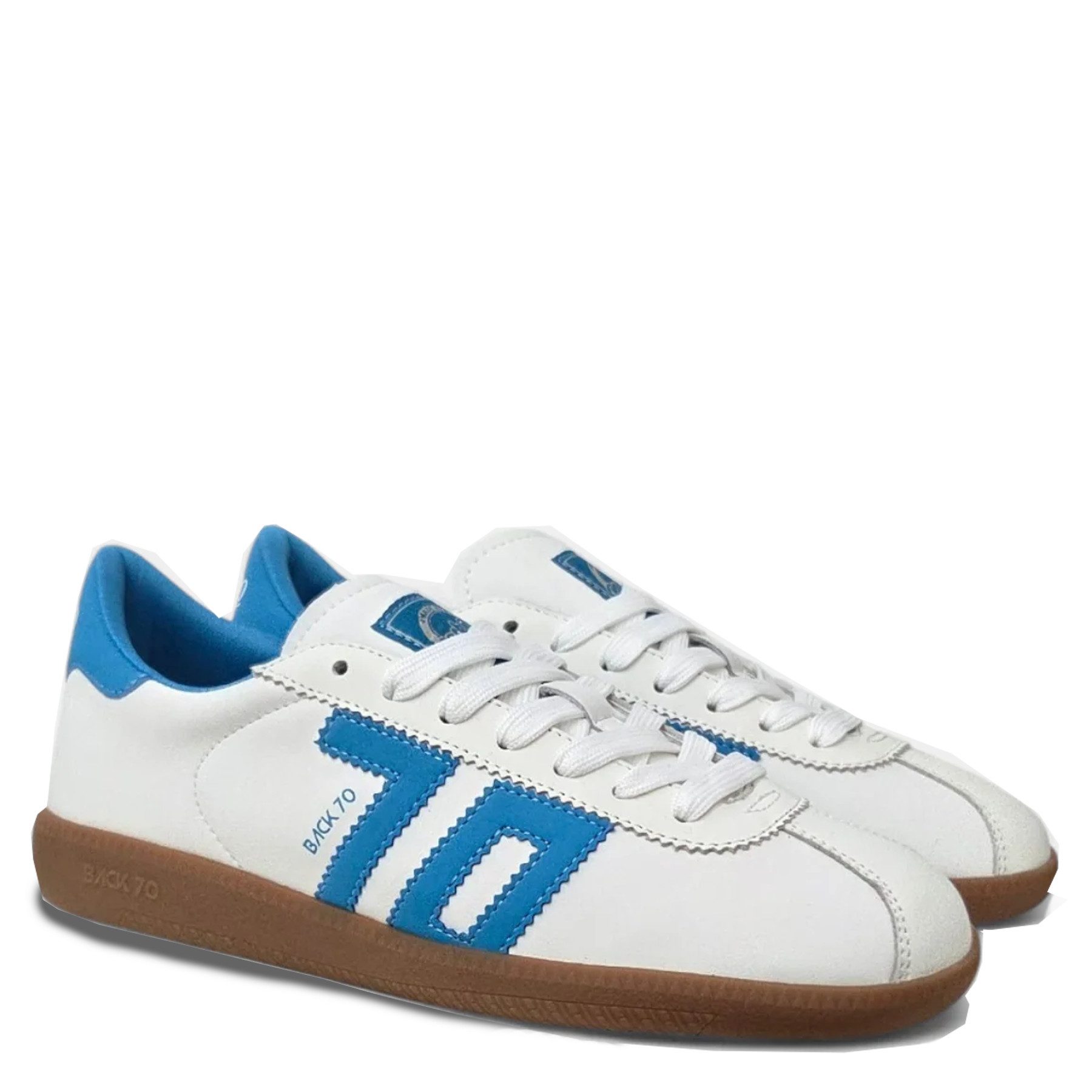 Back 70 Sneaker SHELLY aus Leder - Blau Sneaker