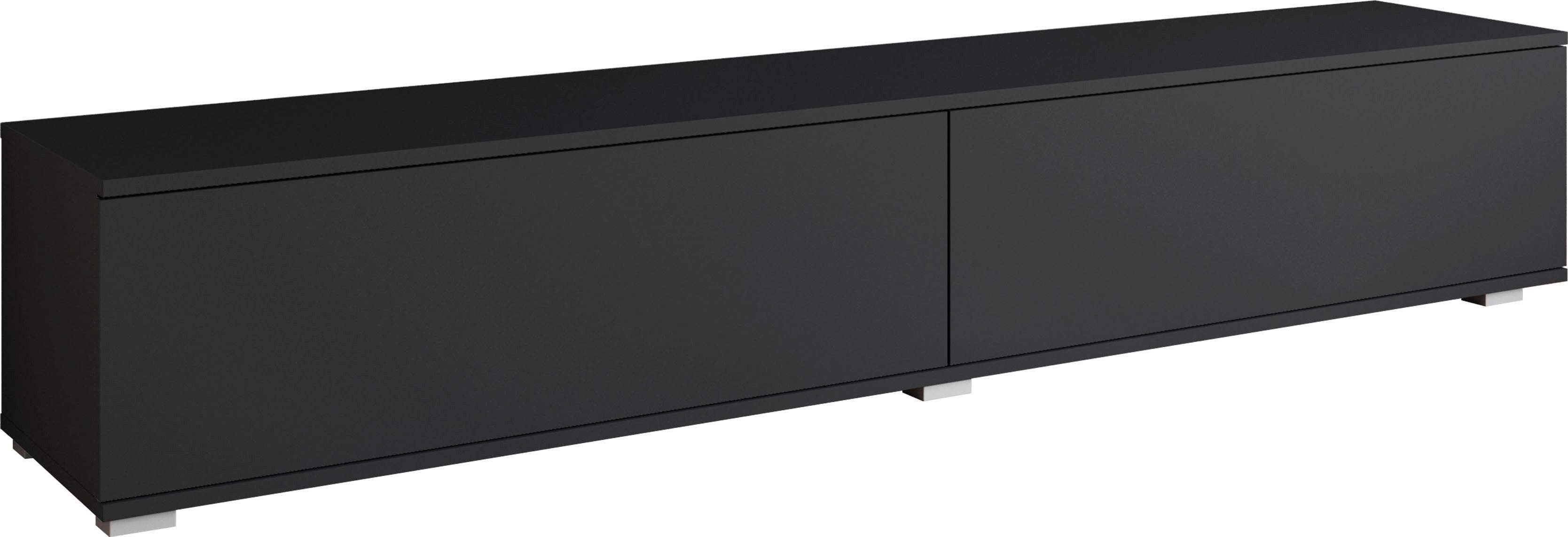 OTTO home Lowboard Kenia (1 St), 2 Klappen – flexibel hängend oder stehend montierbar