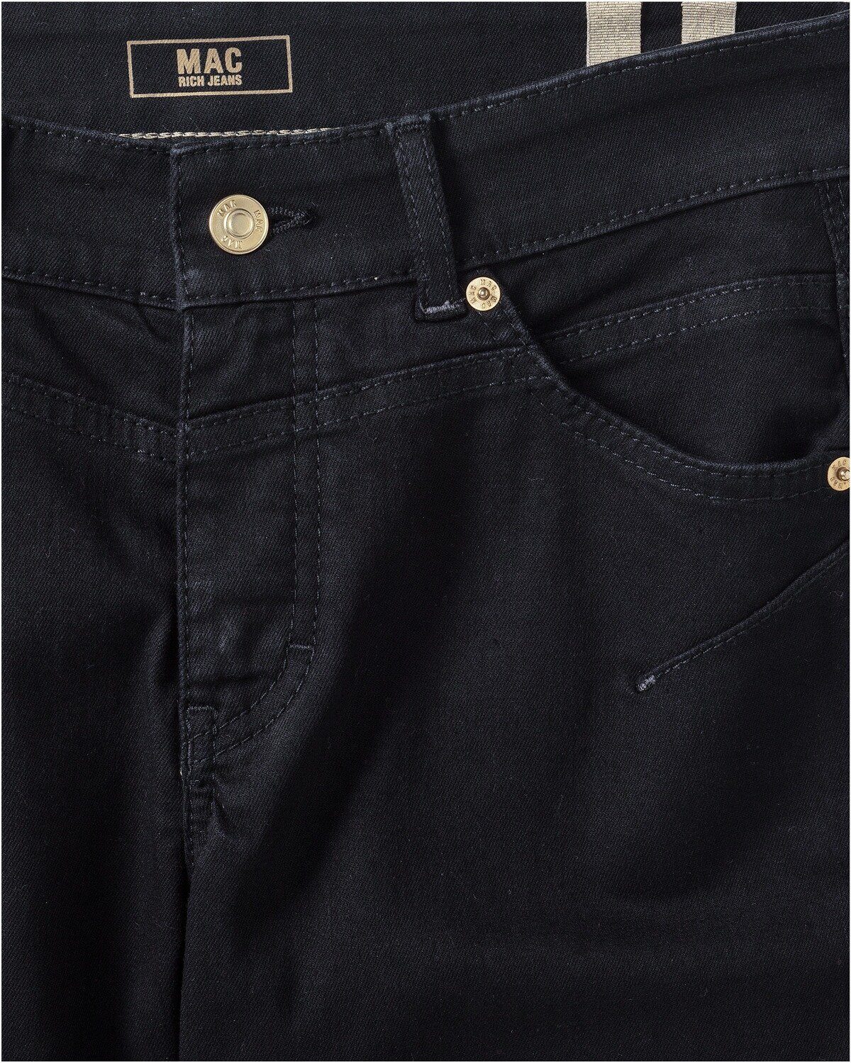 MAC Schwarz Rich Slim Jeans 5-Pocket-Jeans