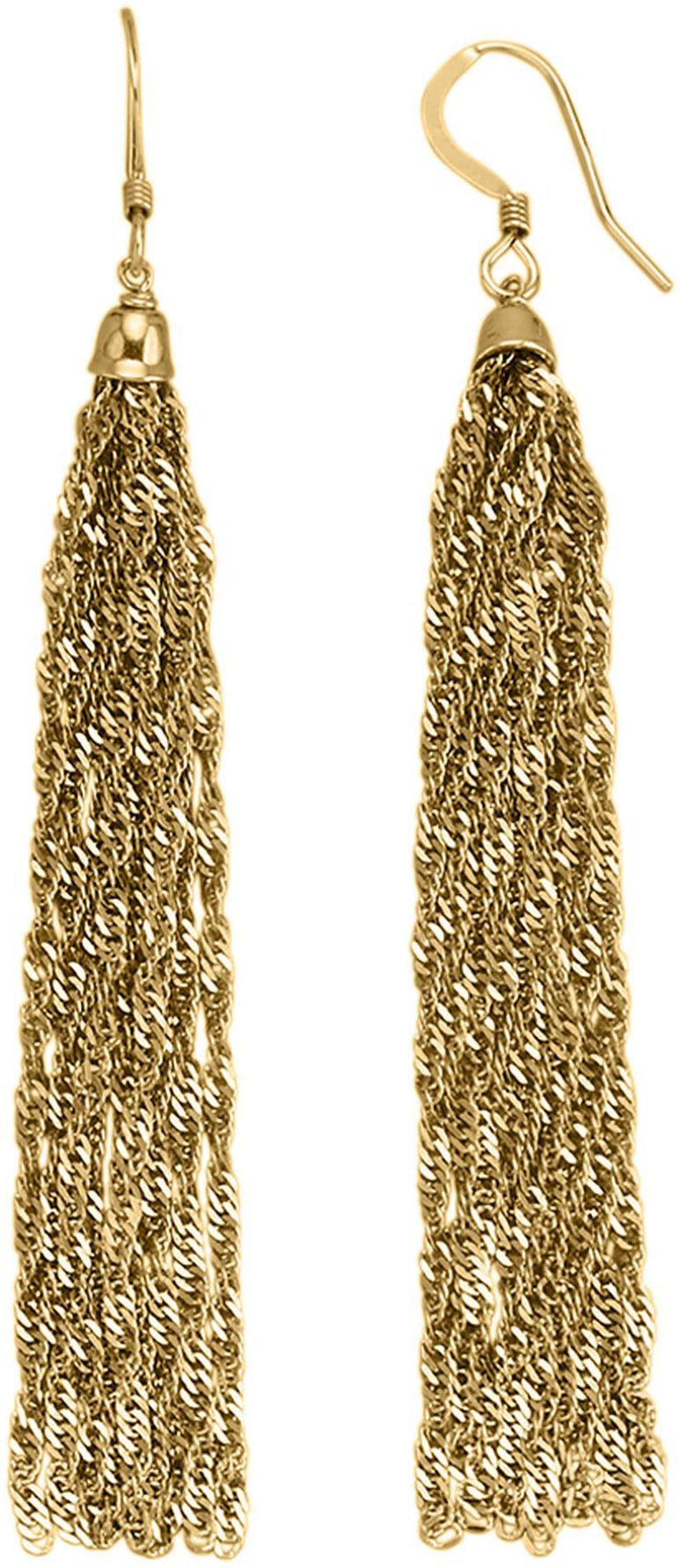 Firetti Paar Ohrhaken Schmuck Geschenk Silber 925 Ohrschmuck Ohrringe Quaste