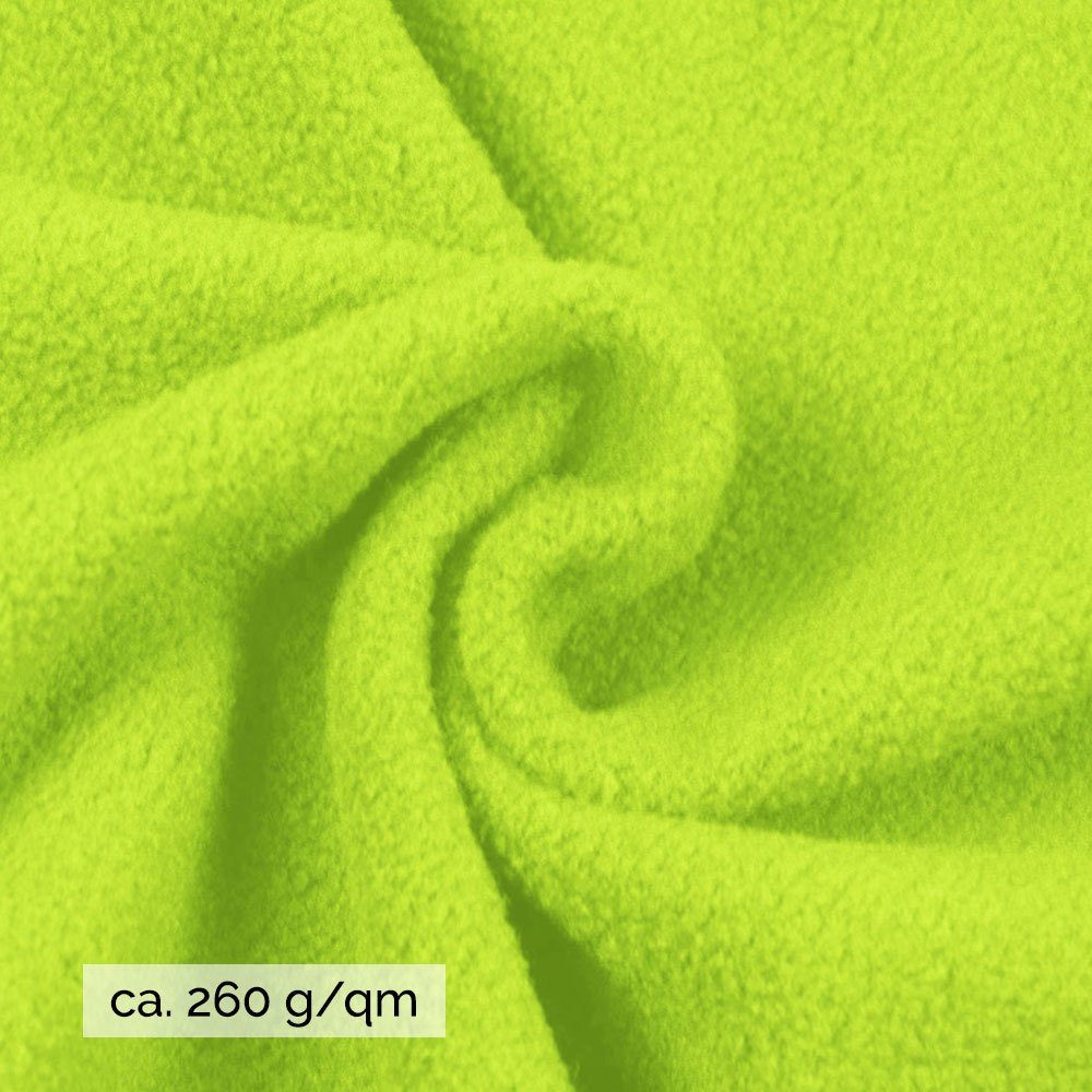 Wohndecke, ZOLLNER, hochwertiges Einfassband, apfelgrün 170 Polyester, 130 in modernen x vielen cm, Farben 100% verfügbar