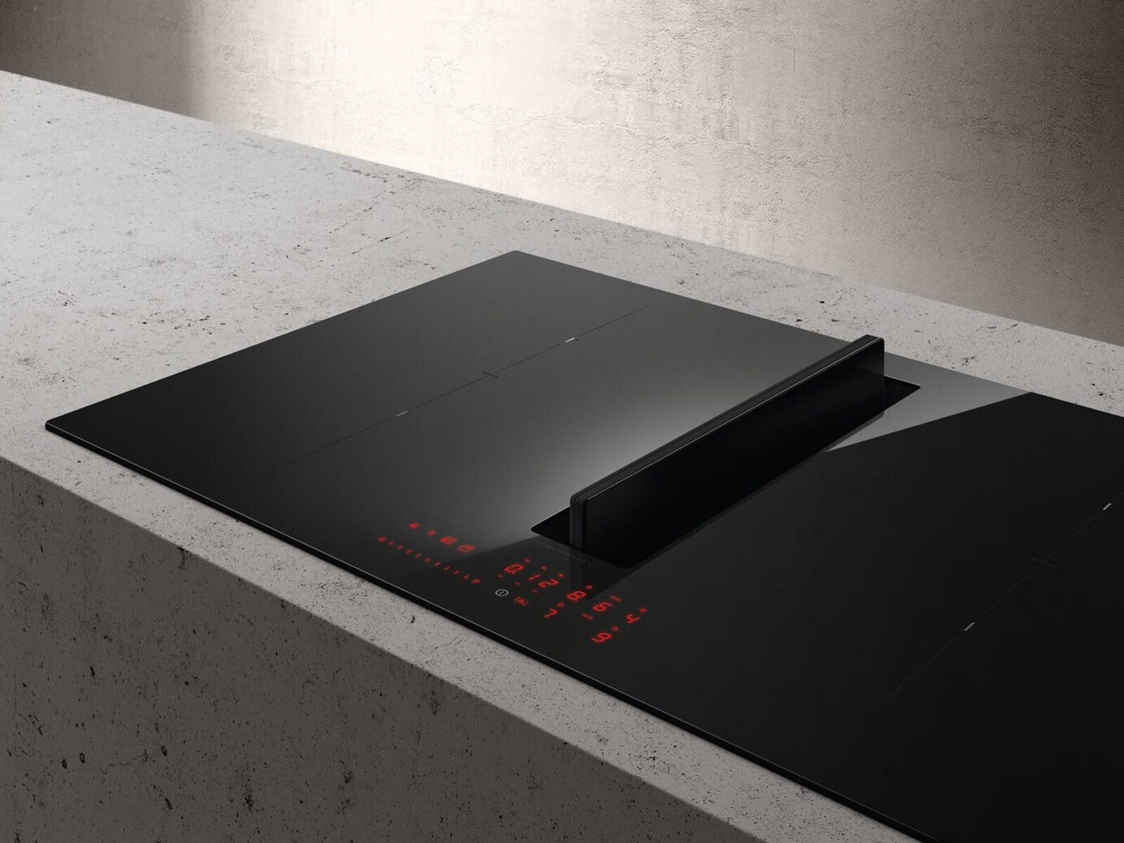 Elica Kochfeld mit Dunstabzug PRF0179476, Timer, TouchControl-Bedienung