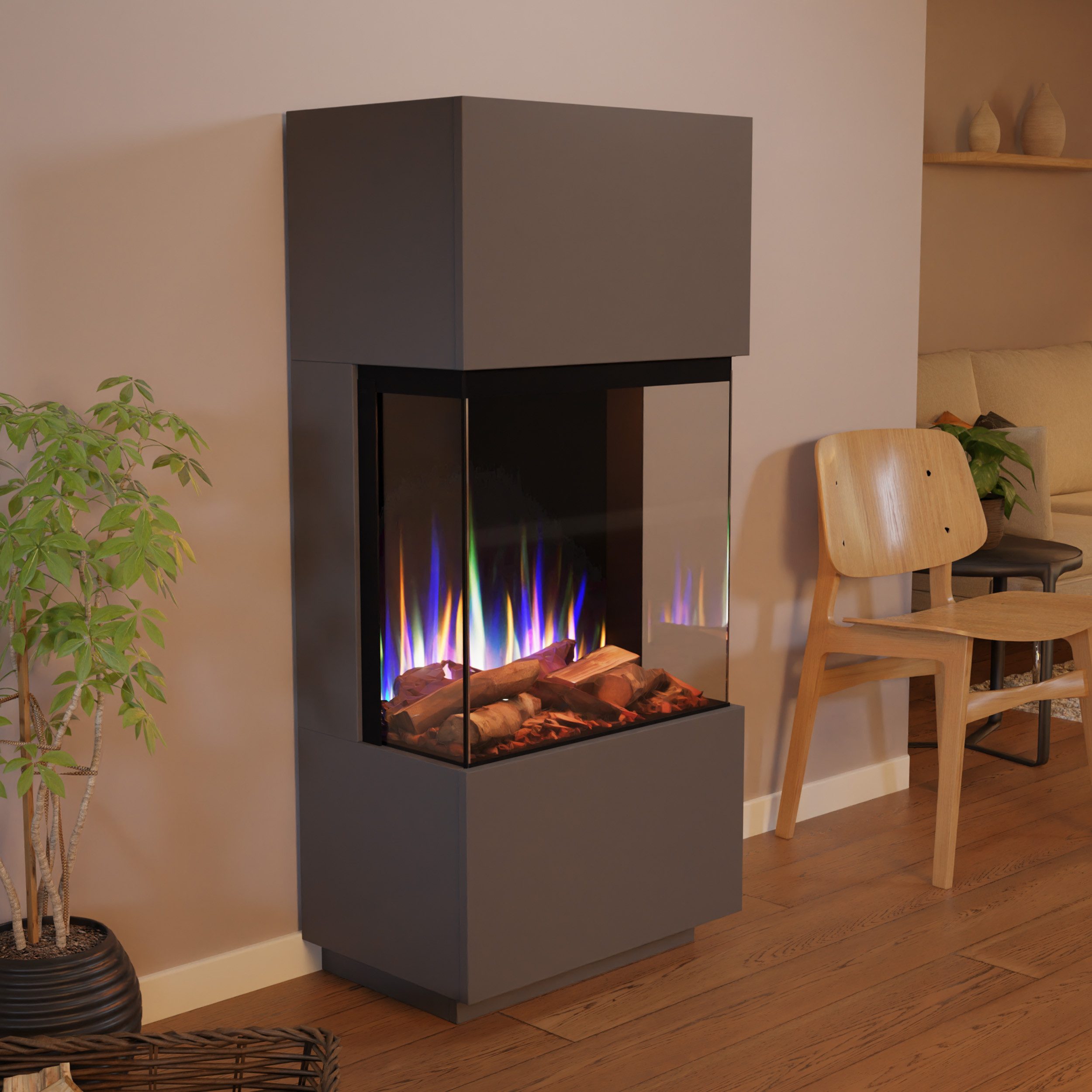 GLOW FIRE Elektrokamin PR11 E-Motion 3D, Elektrischer Kamin mit 3D Feuer mi günstig online kaufen