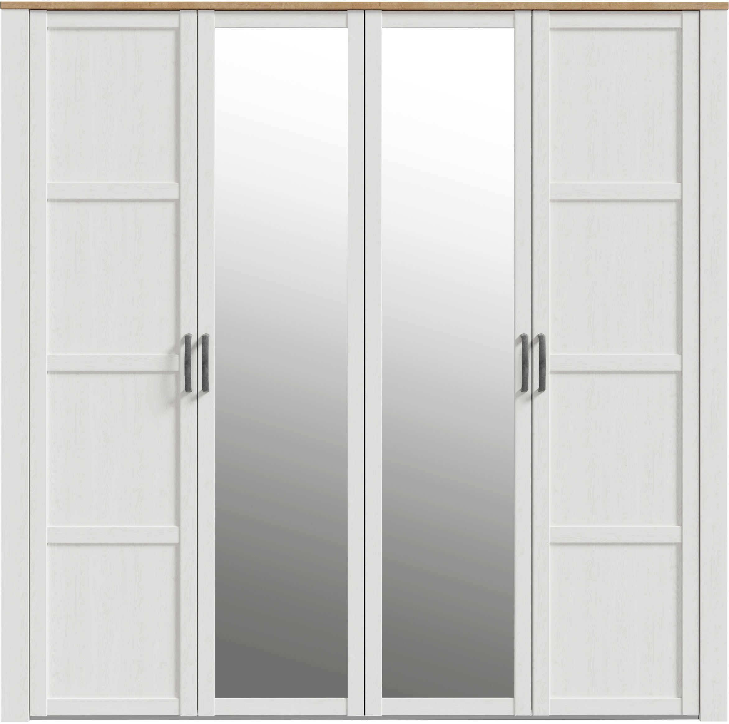 FORTE Kleiderschrank Bohol Höhe 214 cm, Spiegeltüre, SoftClose