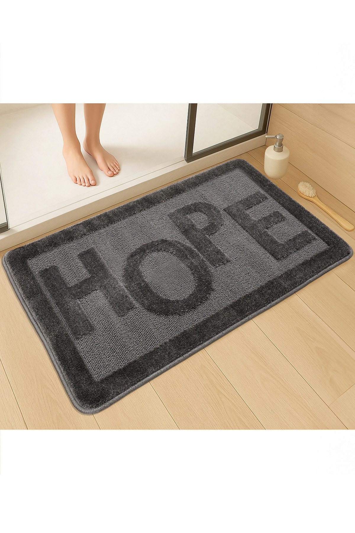 Rugium Badematte Hope Badematte, Badematte, bedruckter günstig online kaufen