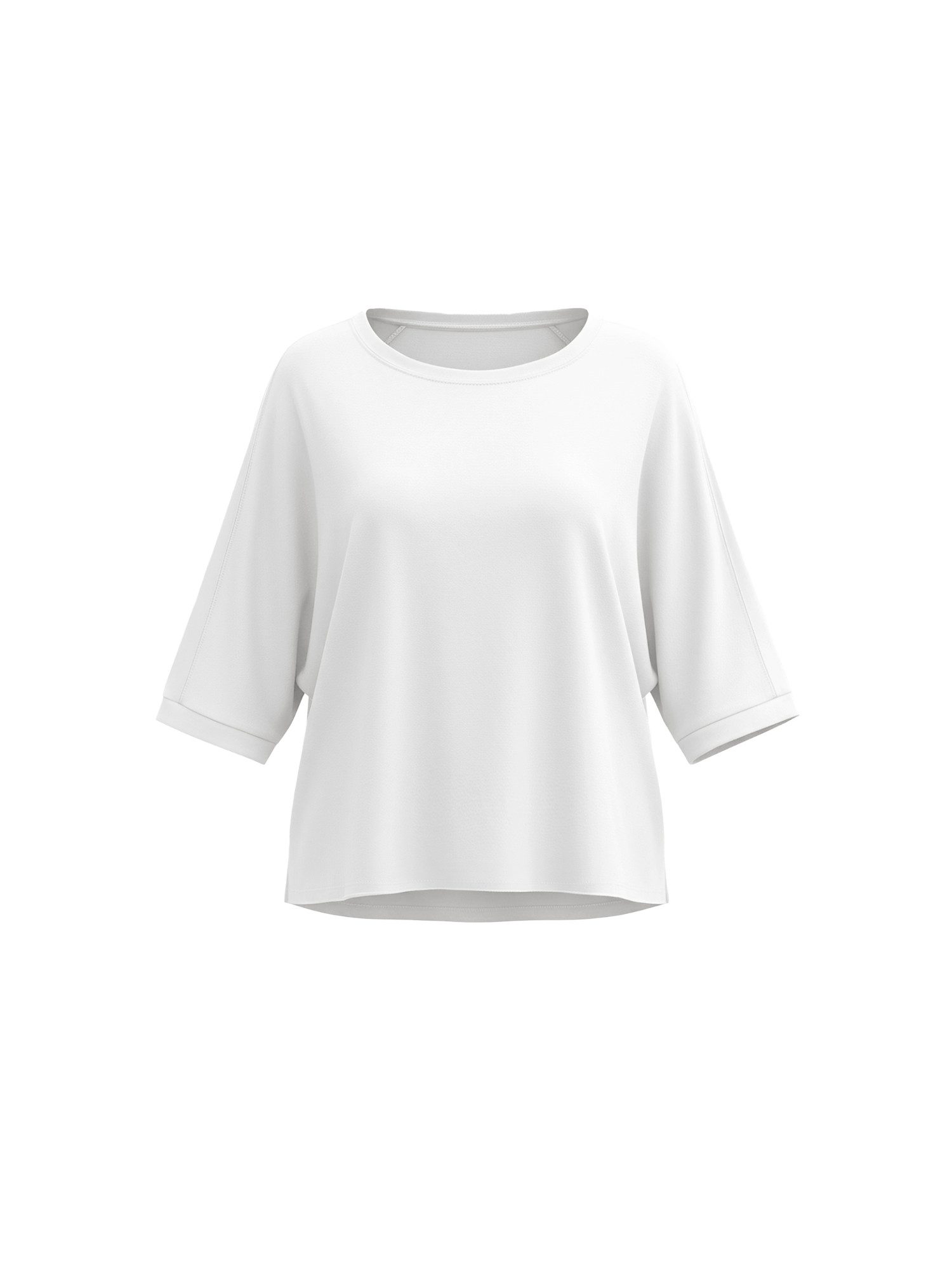T-Shirt Damen Oversized Cropped Shirt Rundhals Casual Oberteil