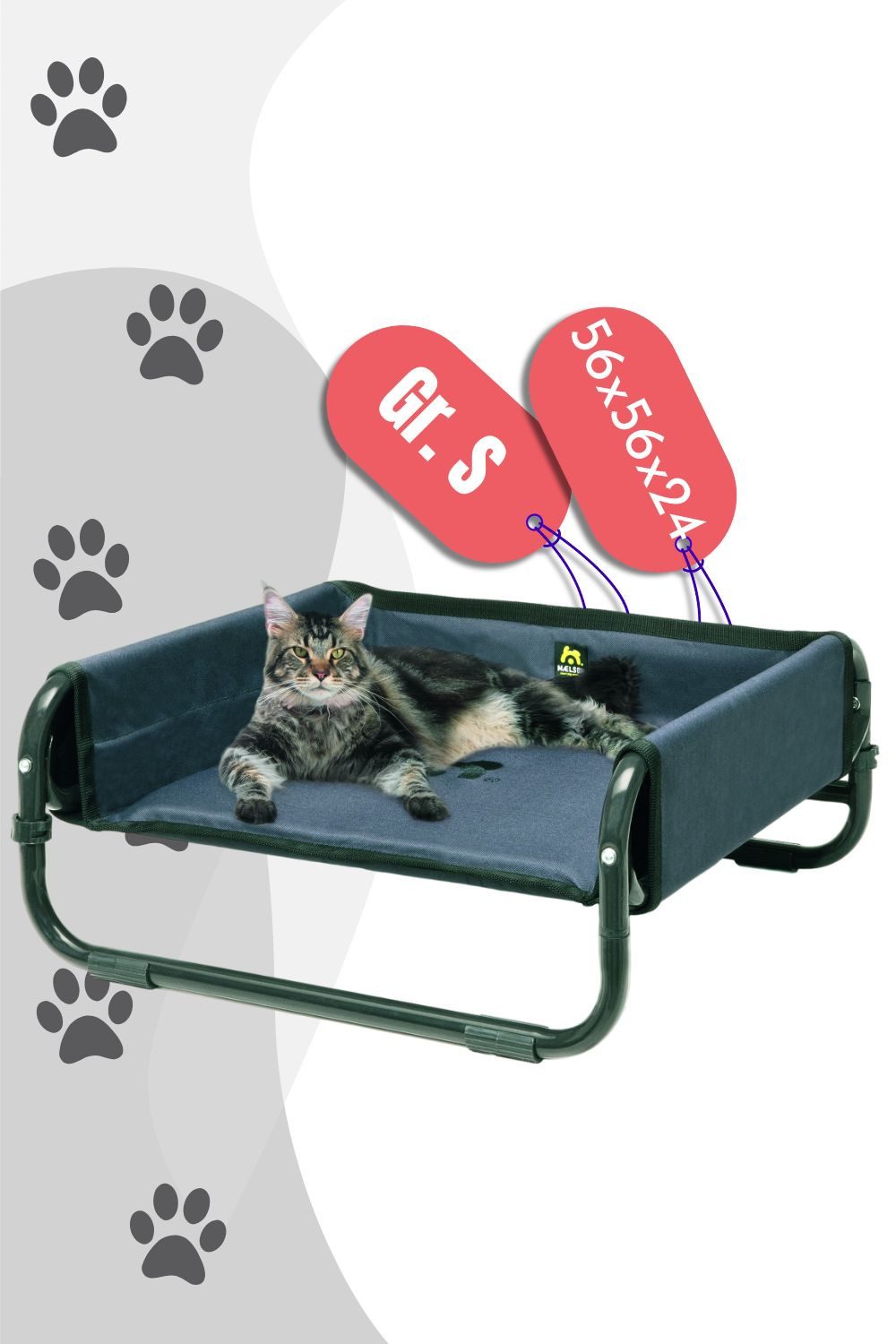 Tierbett Soft Bed faltbares Hundebett - Farbe: Anthrazit