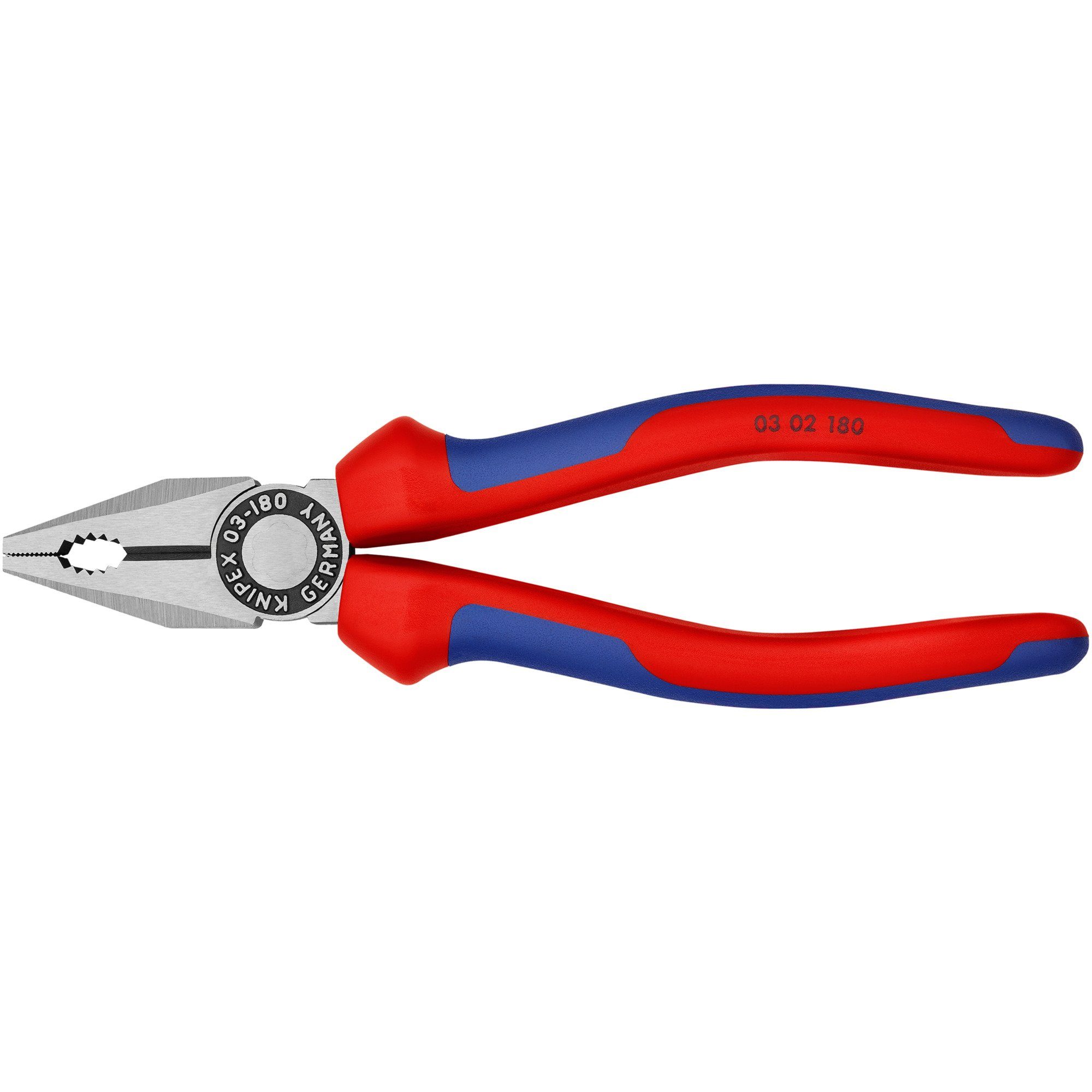 Greifzange KNIPEX Kombizange 03 02 180, (gezahnte
