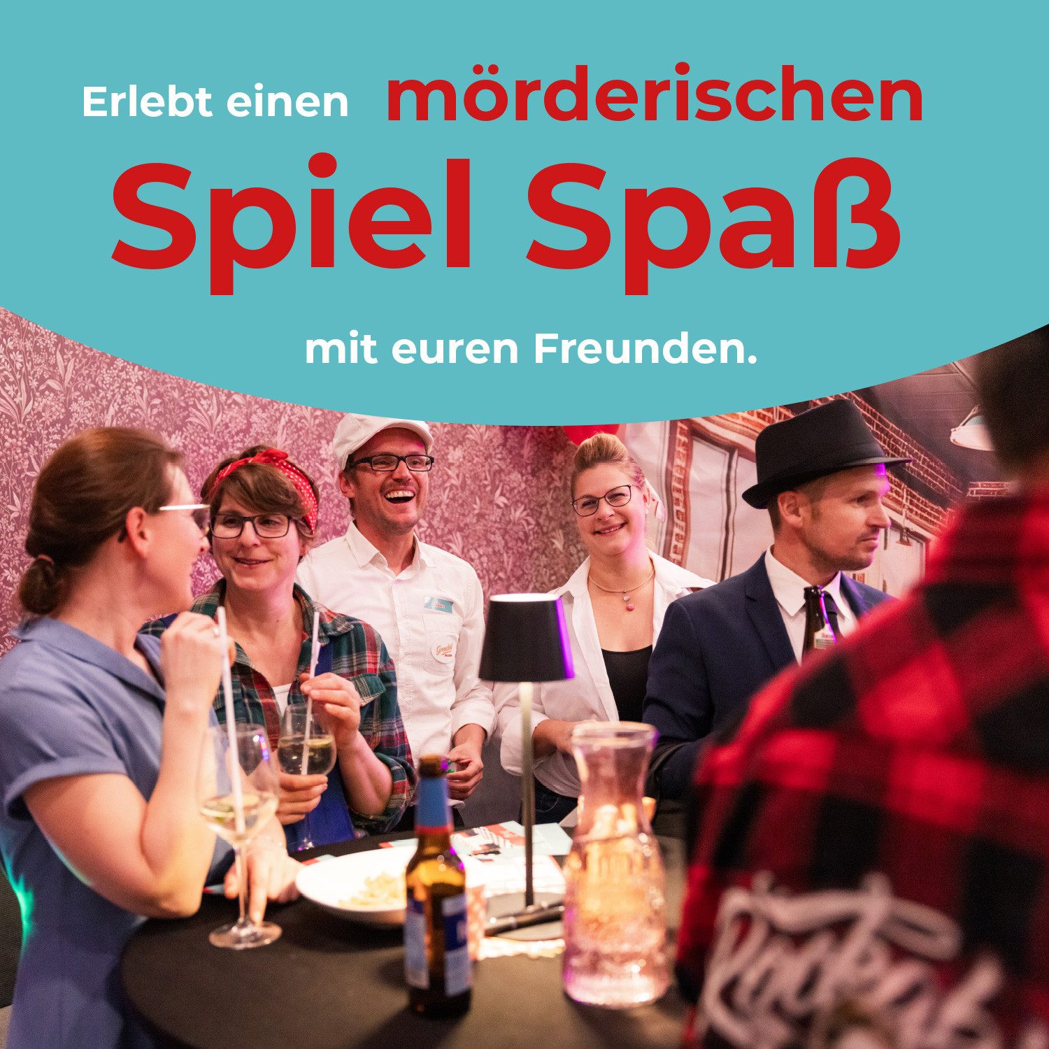 mitmach-krimi Spiel Krimi-Party, 1958: Rock'n'Mord - Krimi-Partyspiel für 8-16 Spieler