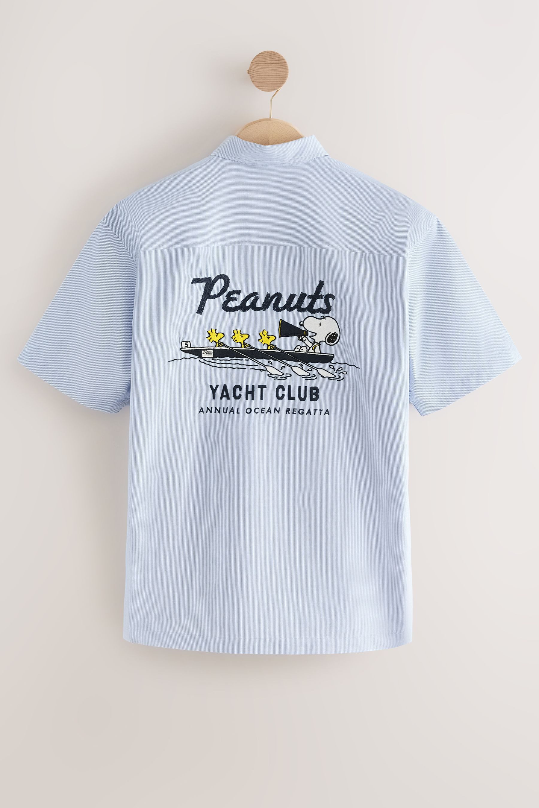 Next Kurzarmhemd Kurzärmeliges Hemd mit Snoopy-Print günstig online kaufen