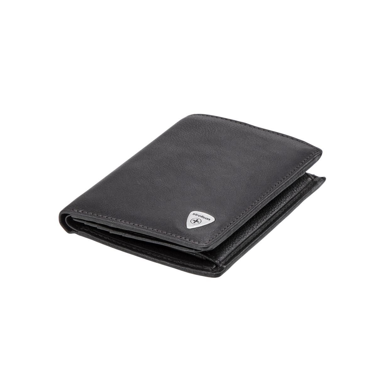 Strellson Geldbörse Harrison Pierce BillFold V8 Herren Geldbörsen Leder Hochformat (1 Stück, 1-tlg., B/H/T)ca. 10/13/2 cm), RFID-Schutz