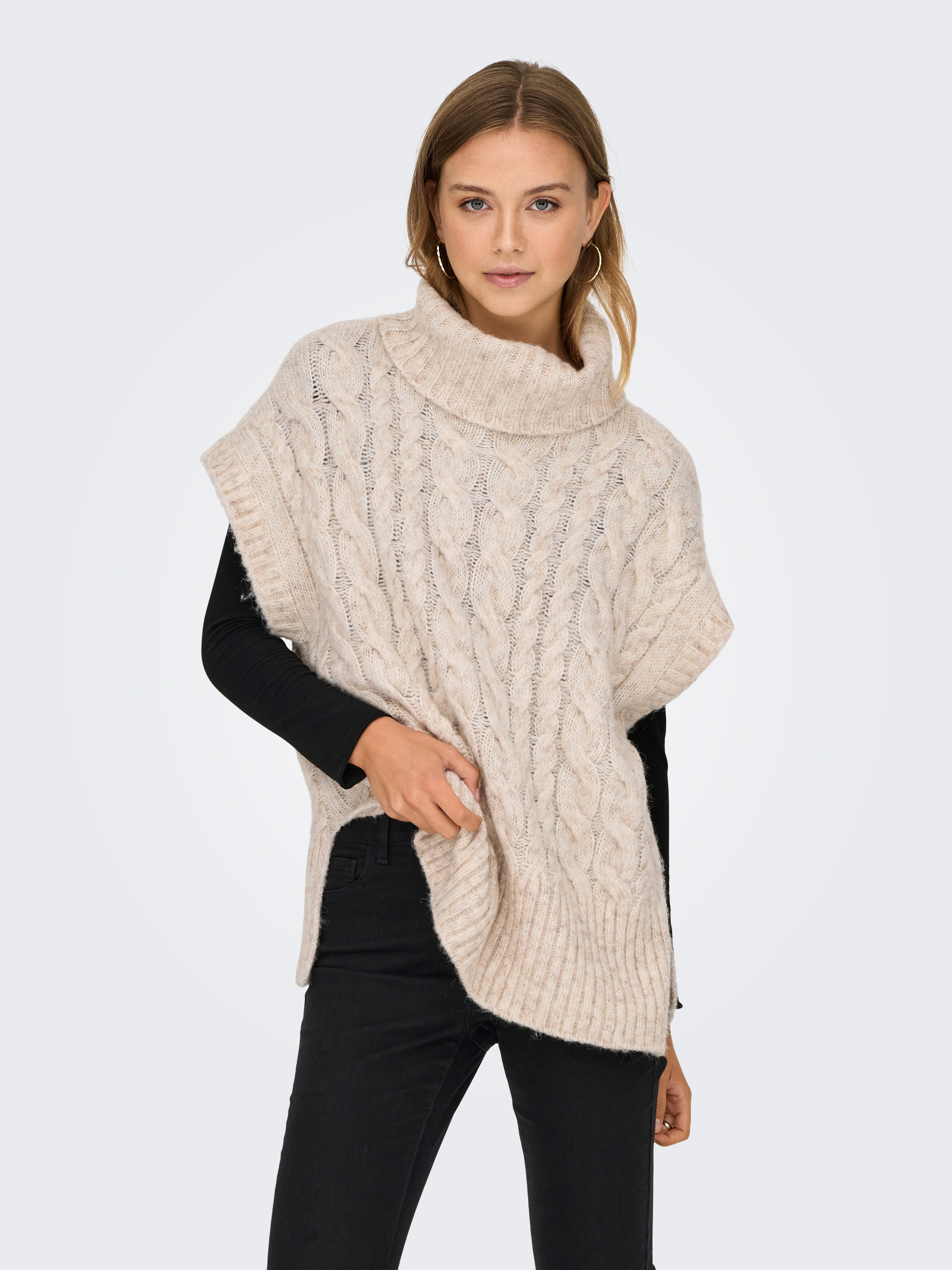 ONLY Strickpullover ONLIDA LIFE SL ROLLNECK VEST CC KNT günstig online kaufen