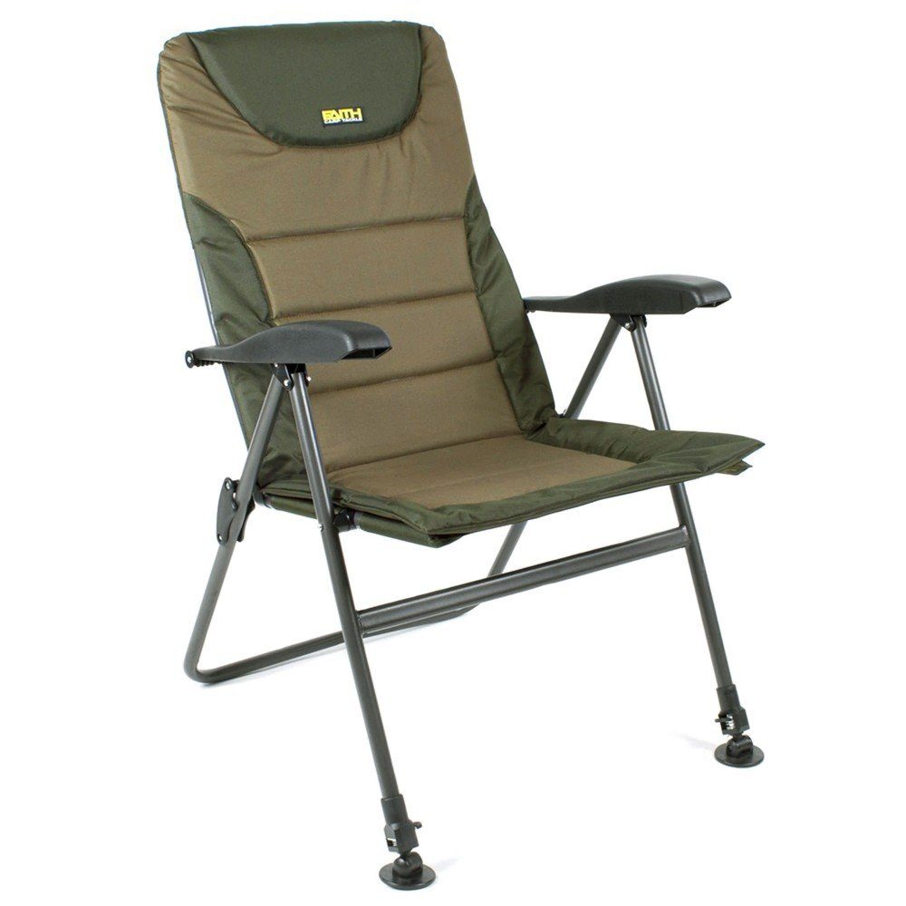 Angelstuhl Karpfenstuhl mit Armlehnen - Campingstuhl