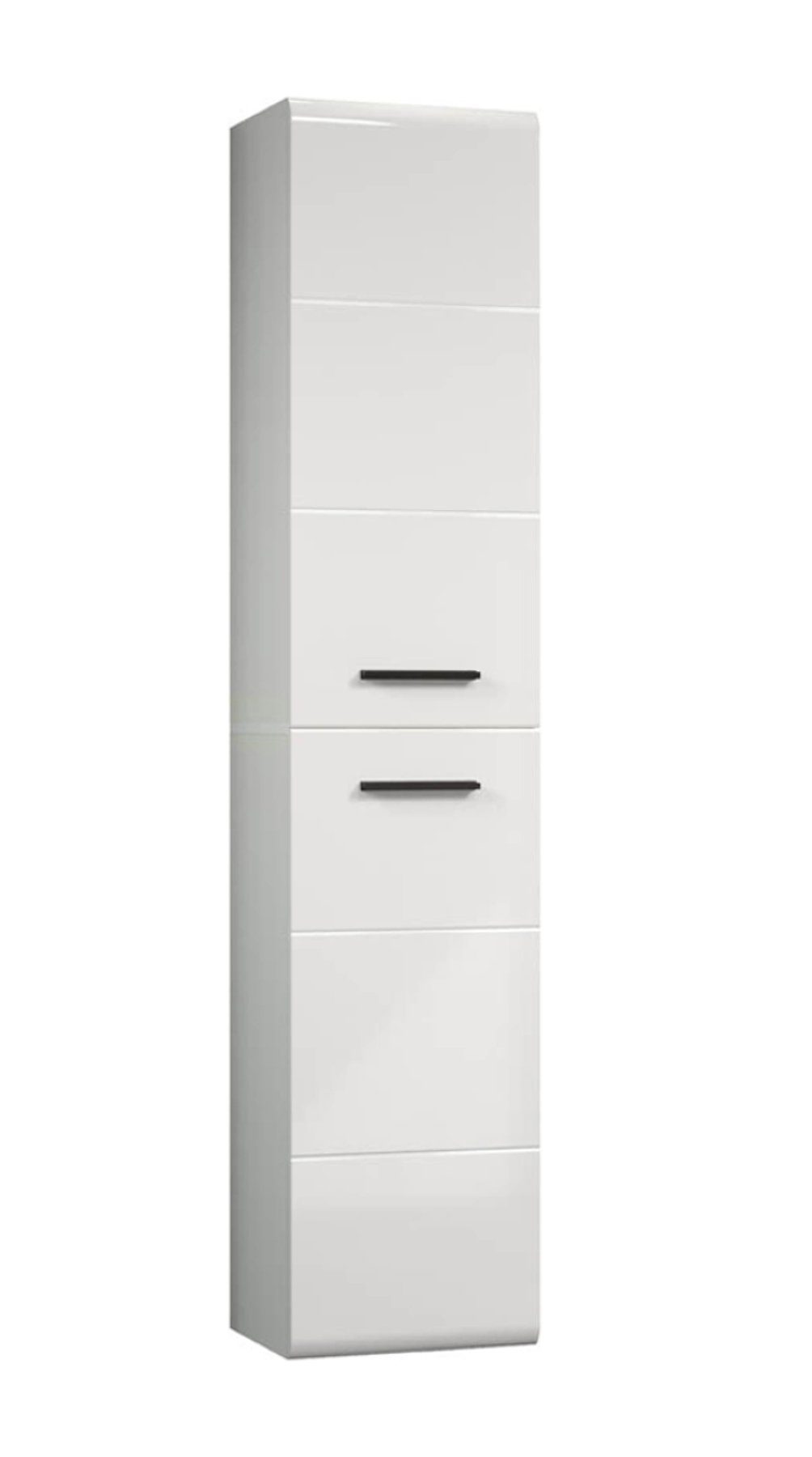 ebuy24 Badezimmerspiegelschrank Riva Badschrank 1 Wandaufhang, Klappe, 1 Tür, (1-St) weiß