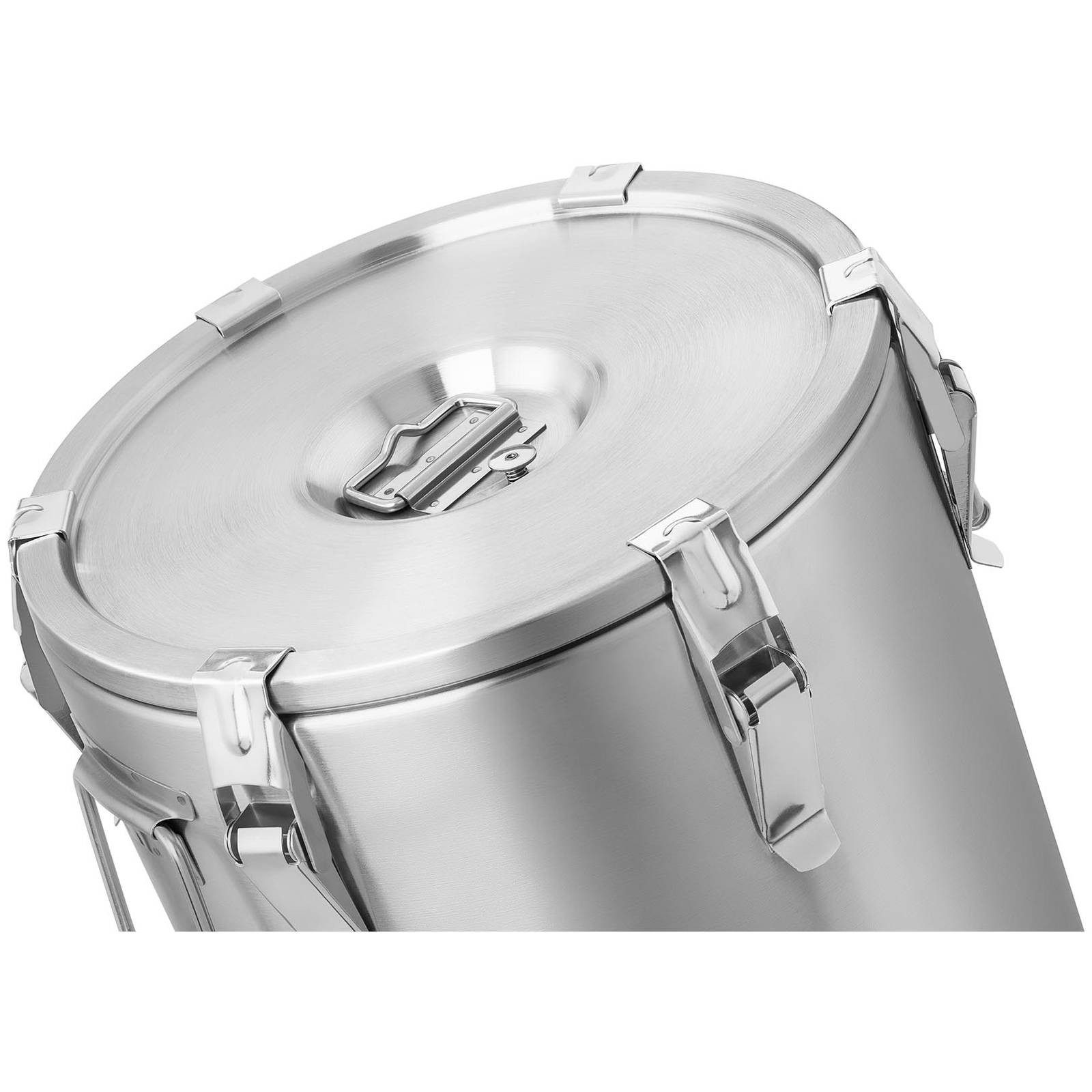 Royal Catering Thermobehälter Thermobox Warmhaltebehälter 10 L Stapelbar, Edelstahl, verschiedene Größen – Bild 5 von 5