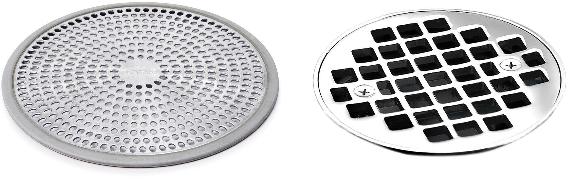 OXO Good Grips Abflusssieb EDELSTAHLSIEB FÜR DUSCHABFLÜSSE, Edelstahl, (1-St), für die Dusche