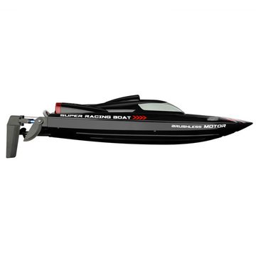 Insma RC-Boot (2,4GHz RTR bürstenloses RC-Boot Speedboot), Schnell 60 km/h mit LED-Licht, Wasserkühlungssystem