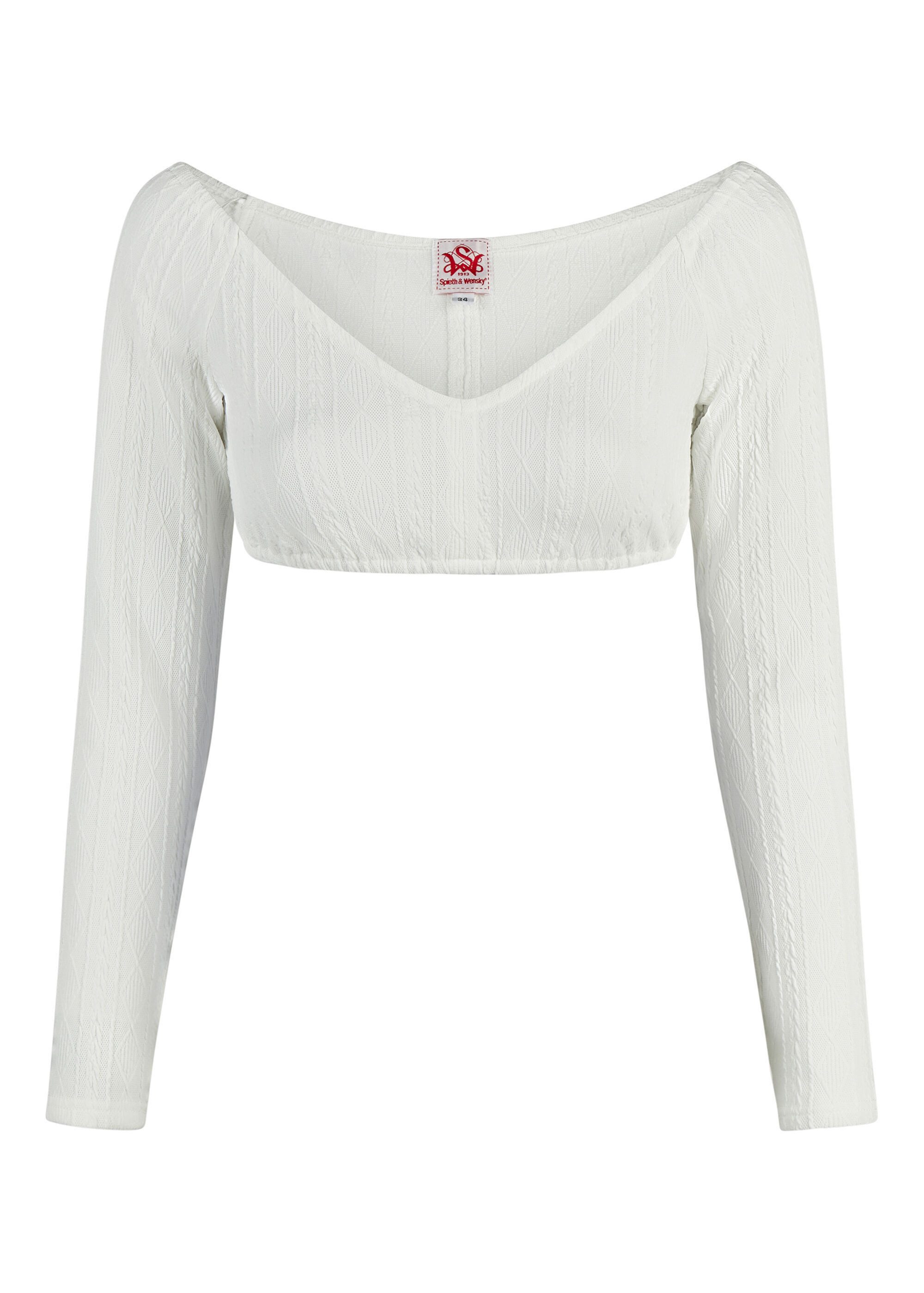 Spieth & Wensky Dirndlbluse Geras (1-tlg) mit modernen Off-Shoulder-Schnitt günstig online kaufen