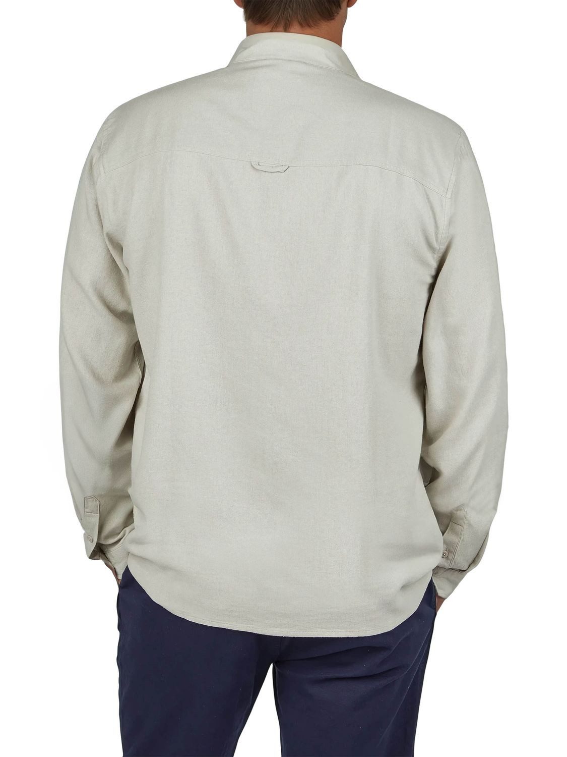 DENIMFY Langarmhemd Herren Leinen Hemd DFJesper Regular Fit (1-tlg) – Bild 3 von 4