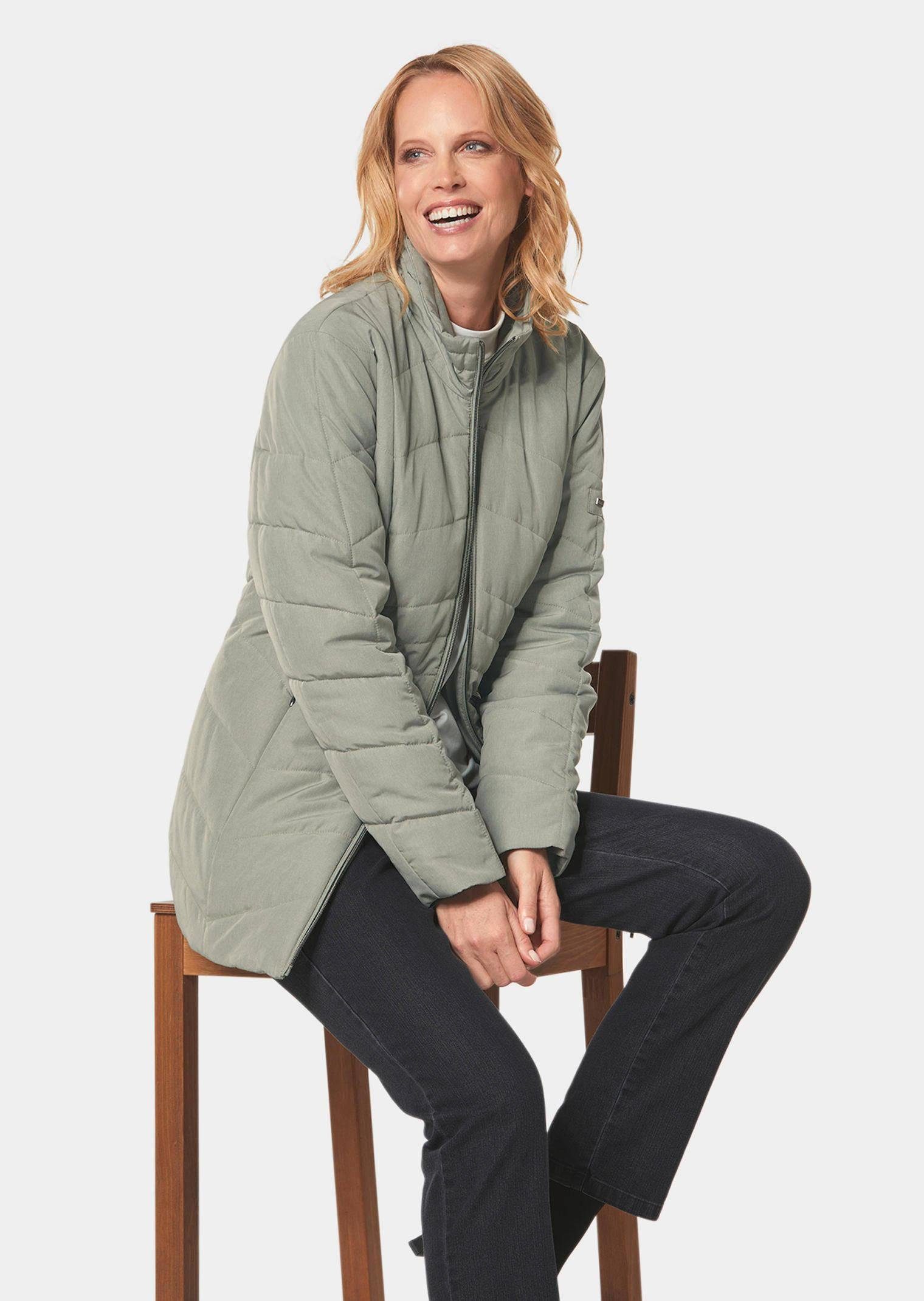 GOLDNER Steppjacke Warme Steppjacke in Jeansoptik