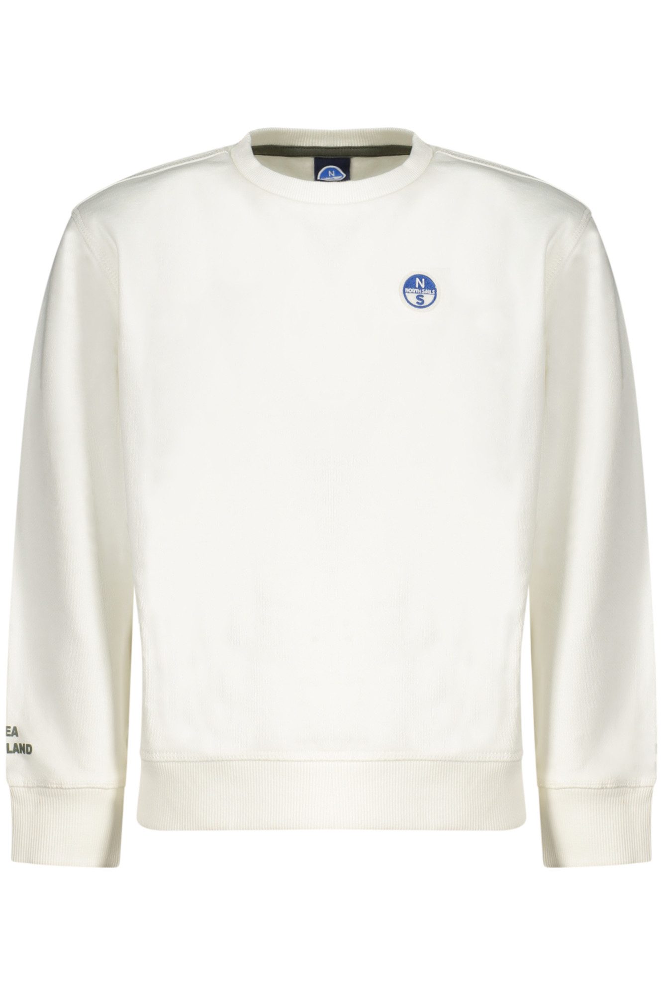 North Sails Sweatshirt Pullover für Kinder: Weiß, Langarm, Rundhals