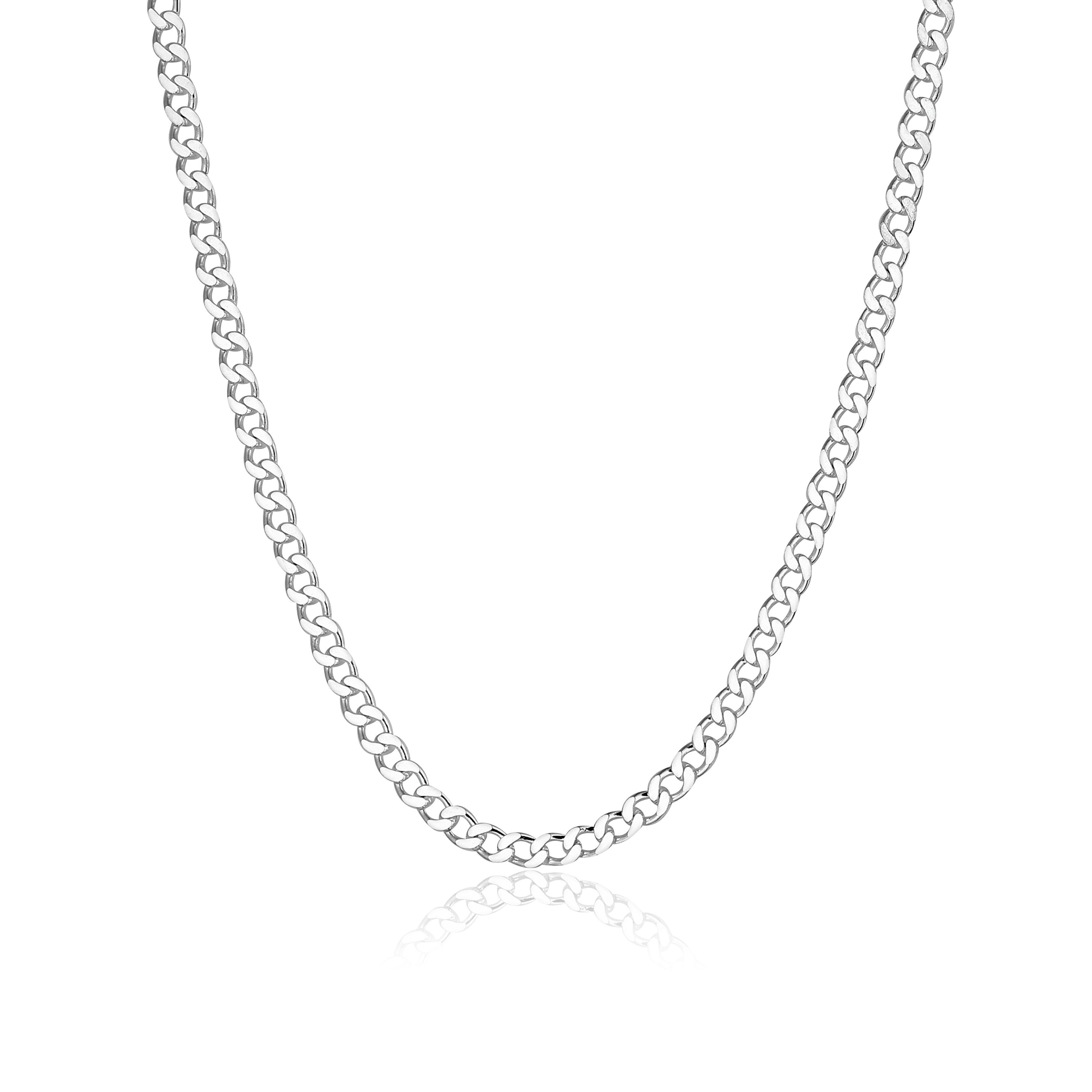 NAHLE Silberkette Panzerkette Collierkettchen 925 Silber Halskette (1-tlg., günstig online kaufen