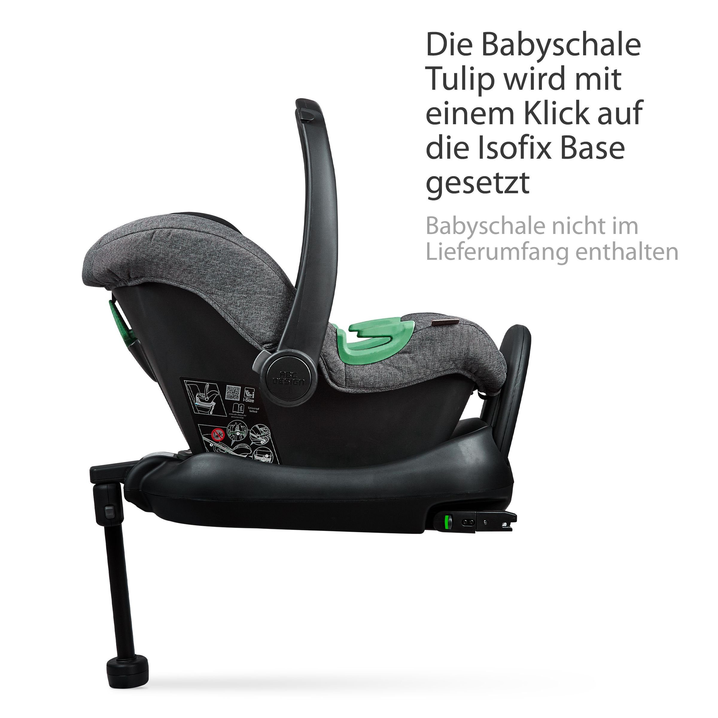 Baumarkt Kindersitzbefestigungen ABC Design Isofix Basis ABC Design Isofix Base Tulip black