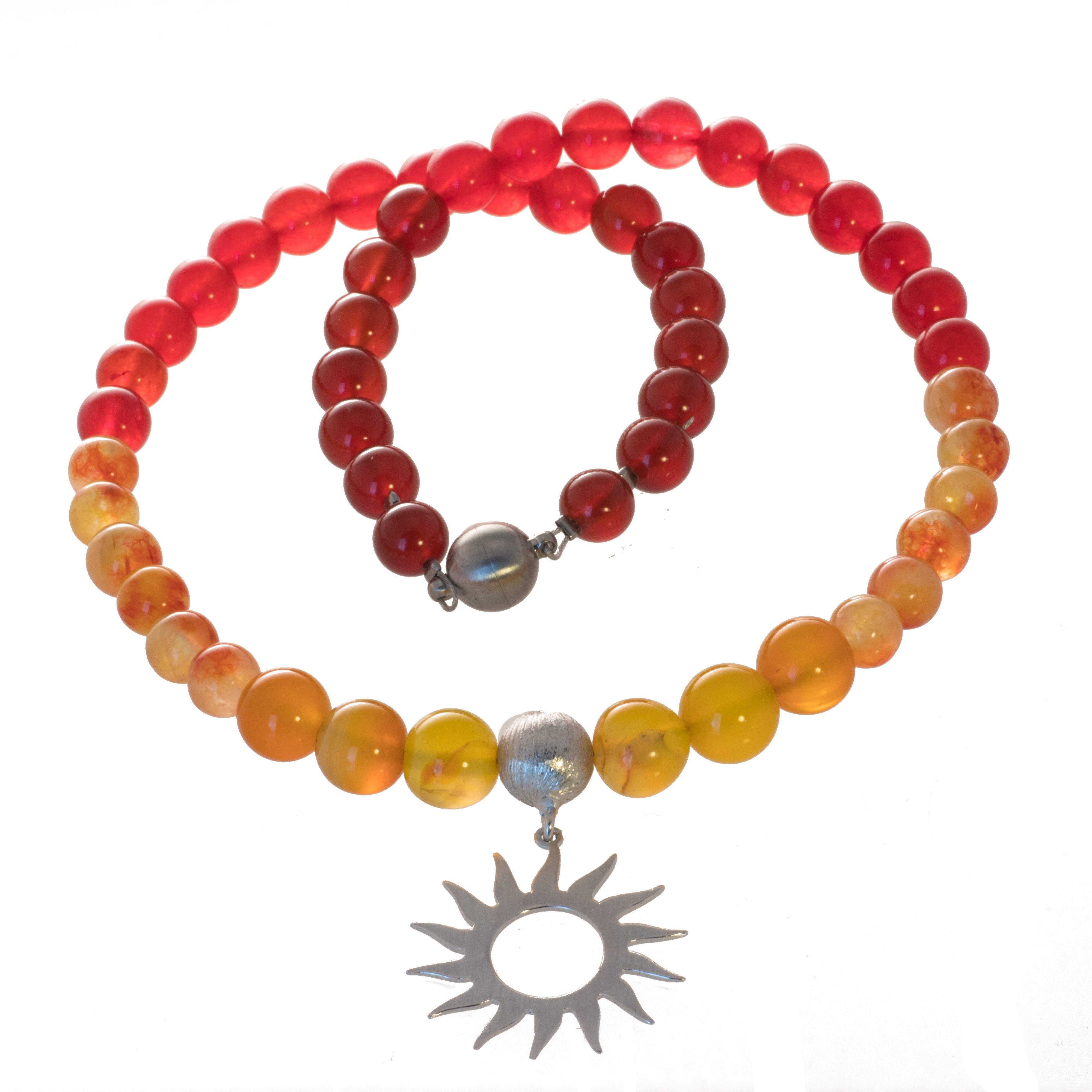 Bella Carina Perlenkette Sonne, mit Anhänger Sonne