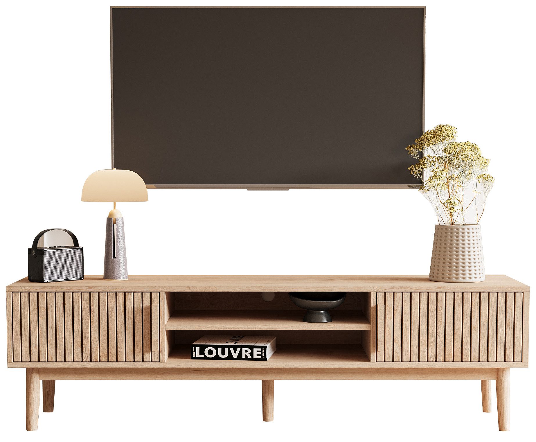 FUROKOY TV-Schrank Lowboard im wohnzimmer Fernsehschrank günstig online kaufen