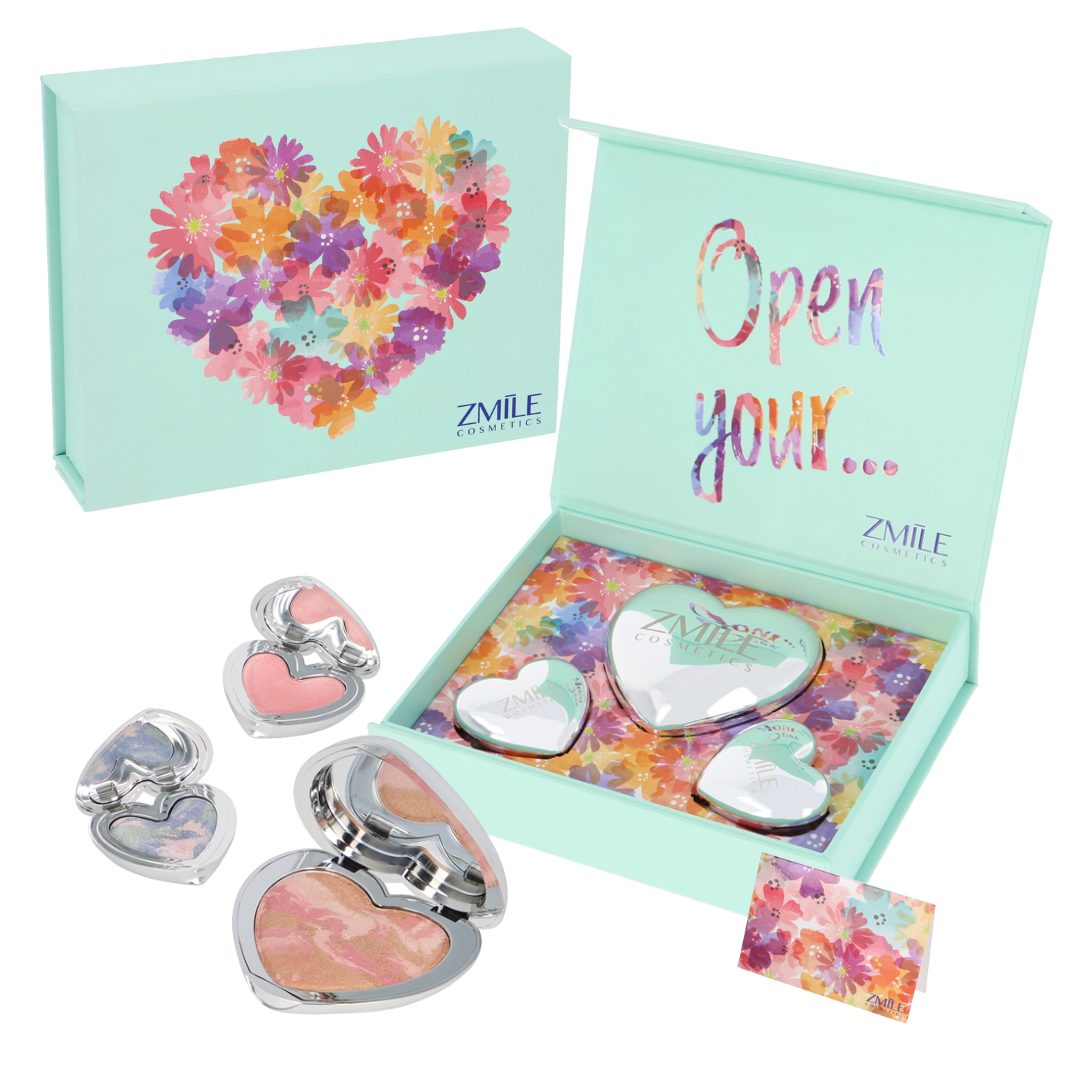 ZMILE COSMETICS Kosmetik-Set "Sweethearts" Pastel Love - Geschenk von Herzen, 3-tlg.