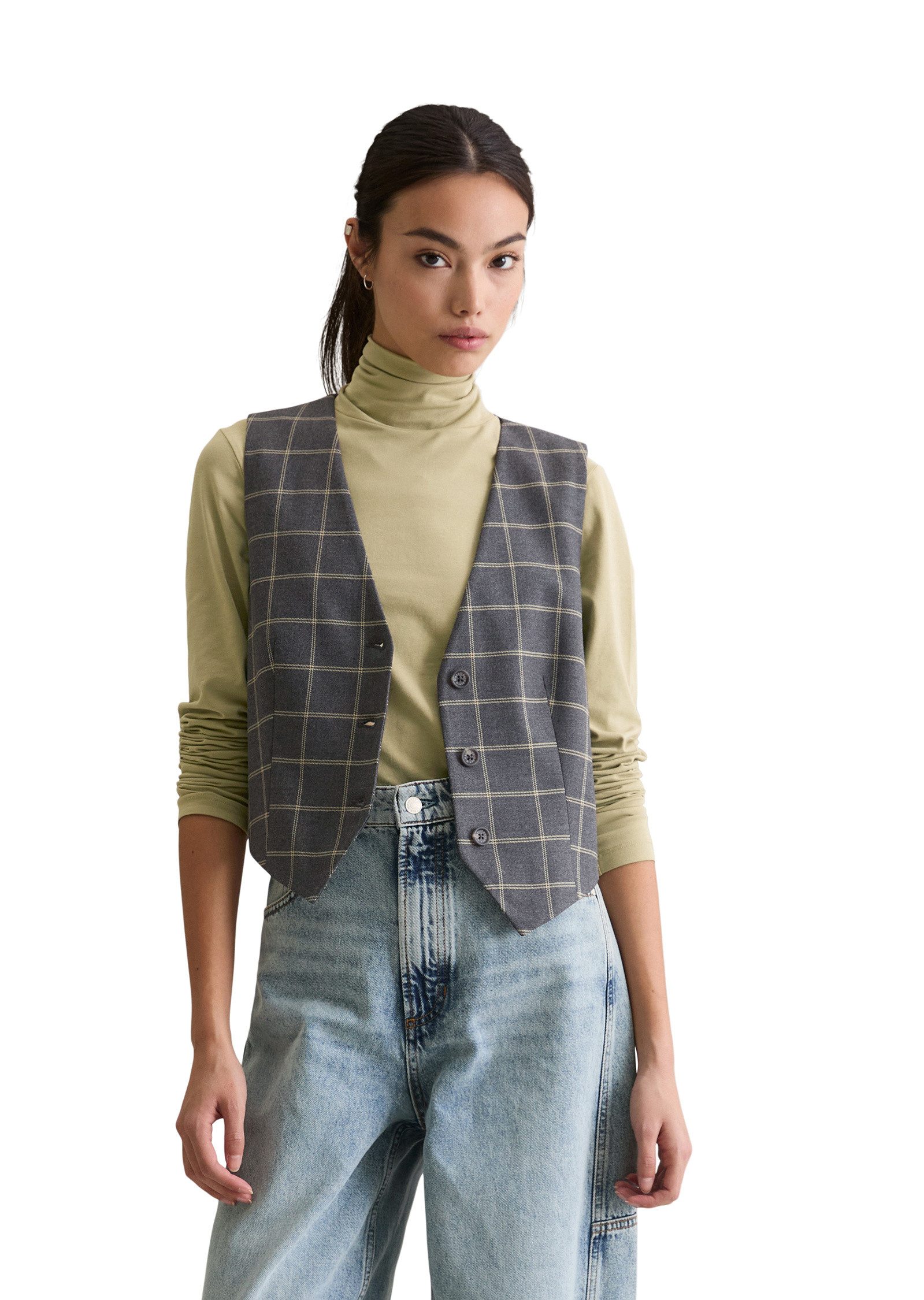 Marc O'Polo DENIM Steppweste mit recyceltem Polyester und Viskose