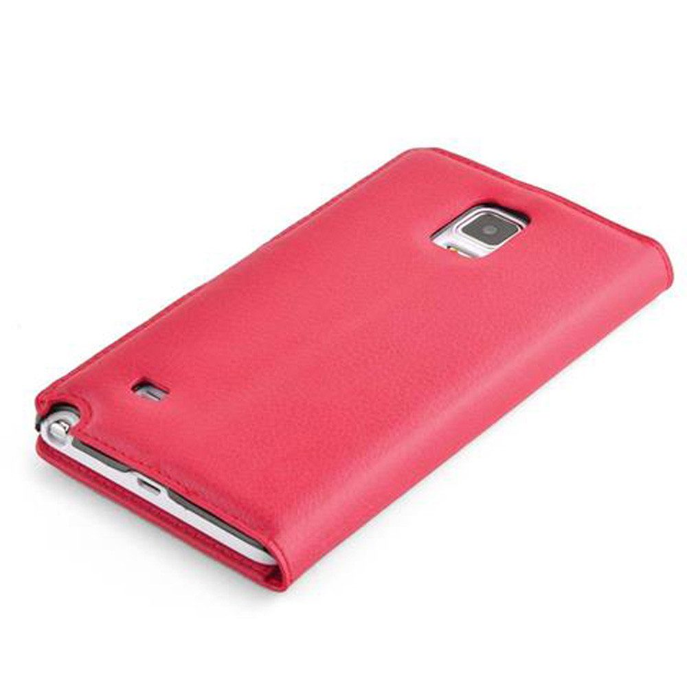Cadorabo Handyhülle für Samsung Galaxy NOTE 4 Hülle Samsung Galaxy NOTE 4, Hülle Schutzhülle mit Standfunktion, Kartenfach und Magnetverschluss
