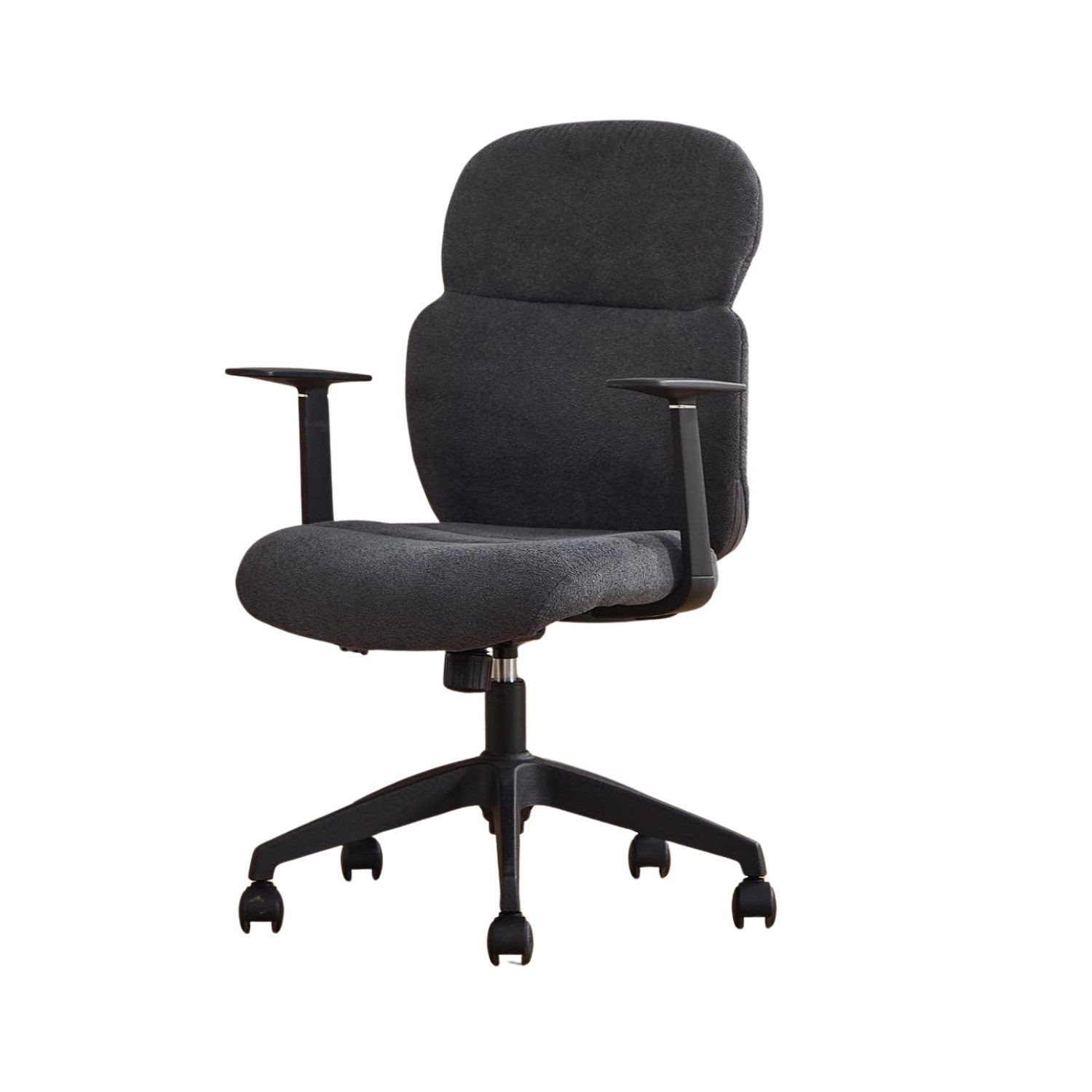WAHSON OFFICE CHAIRS Bürostuhl Ergonomischer Bürostuhl, Chenille Schreibtischstuhl höhenverstellbar