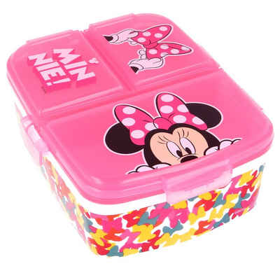 Disney Minnie Mouse Lunchbox »Brotdose Mouse XL 4 Fächer Minnie Maus Lunch to Go Vesper Dose«