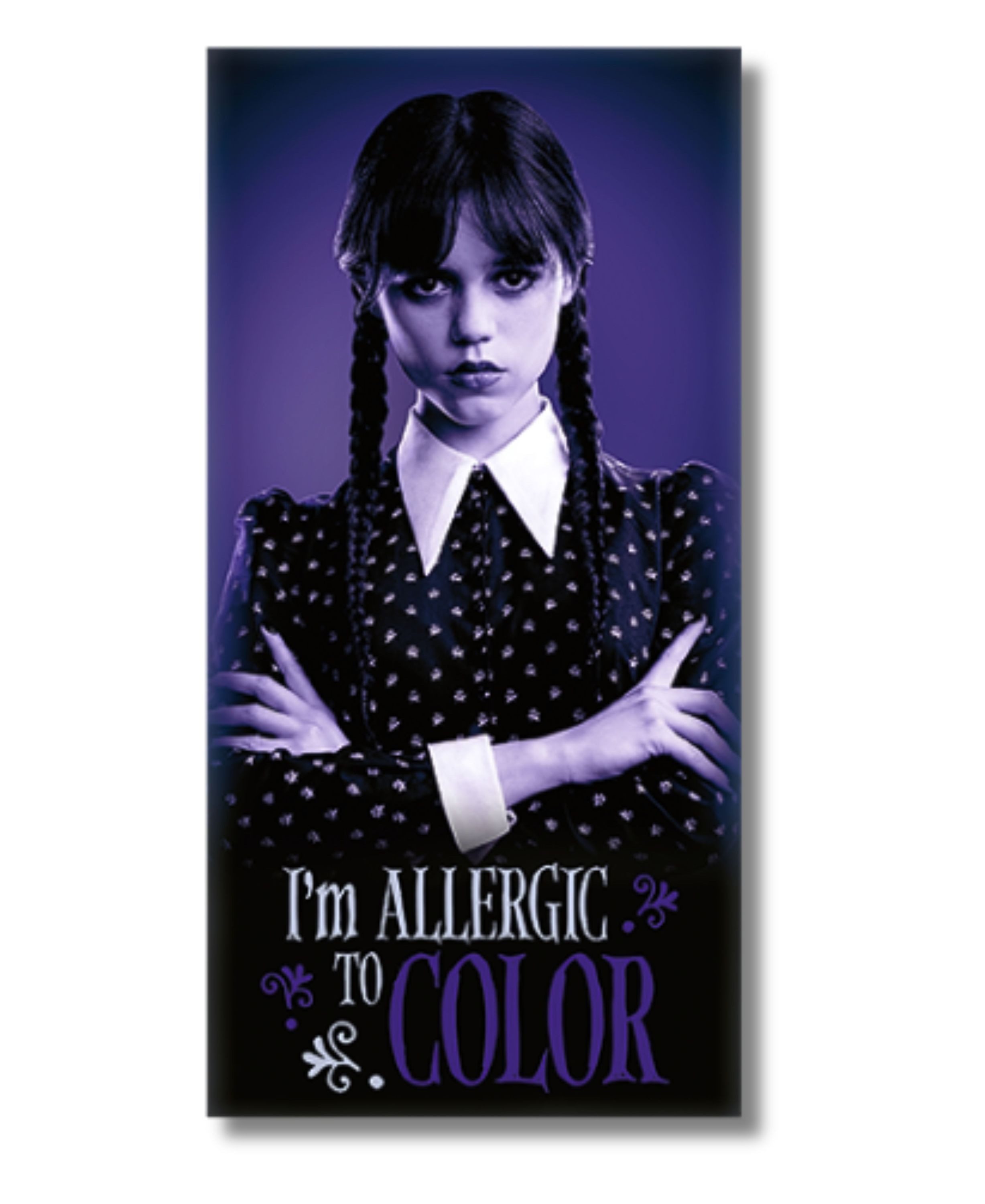 Wednesday Badetuch "I'm Allergic to Color", günstig online kaufen