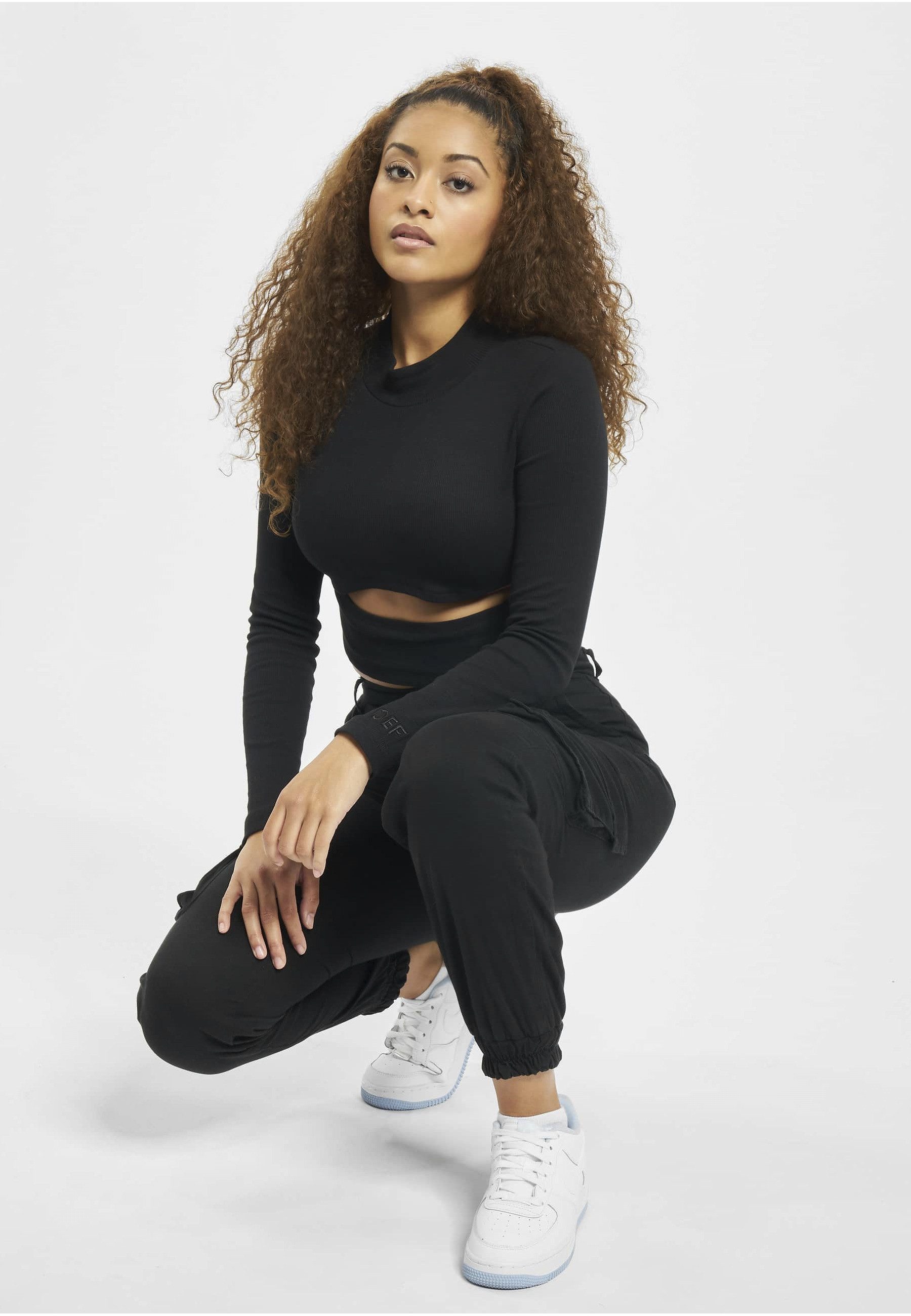 DEF Langarmshirt DEF Damen Capsule Longsleeve (1-tlg)