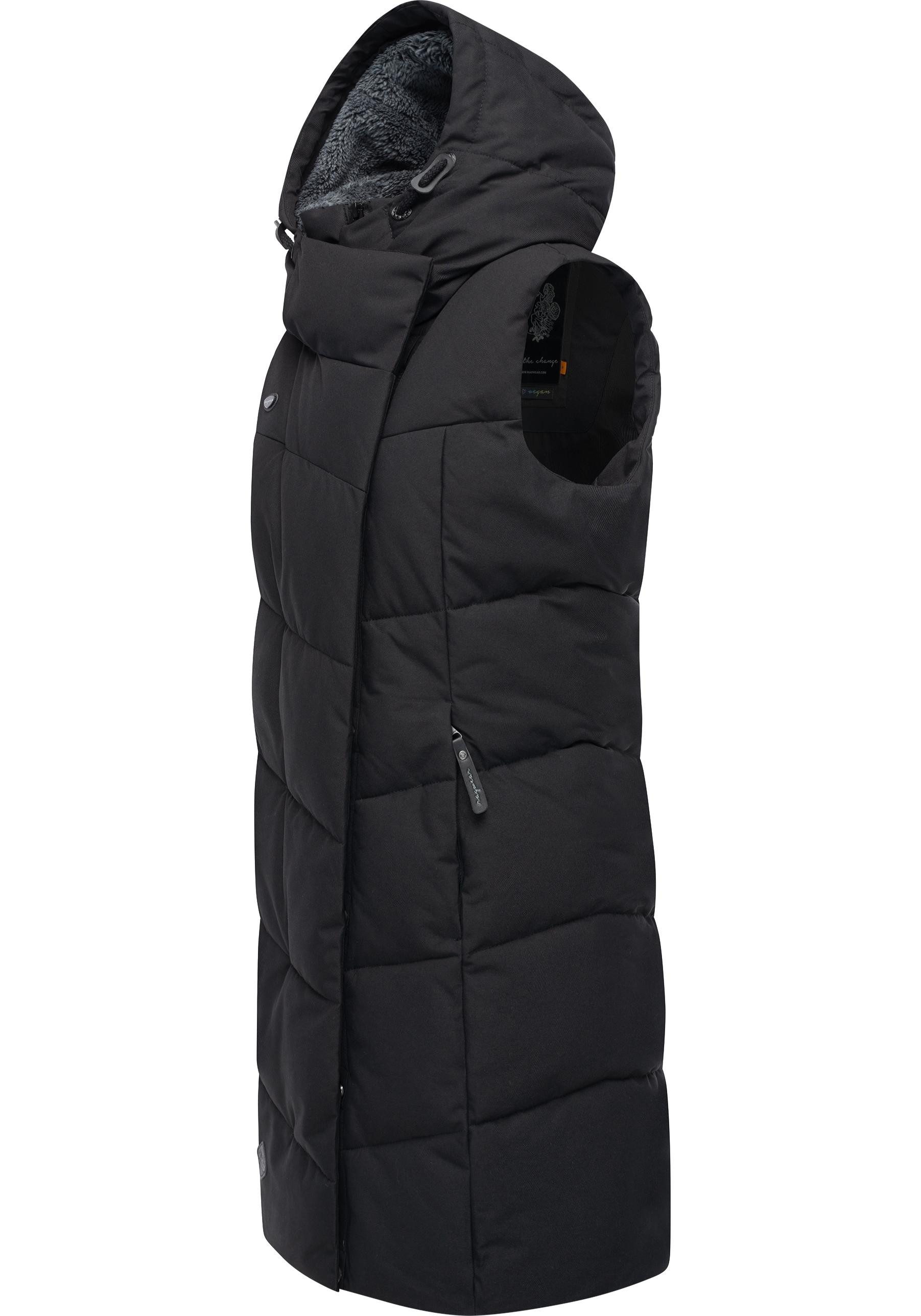 Ragwear Steppweste "Pavla Vest", stylische Winterweste mit Teddyfutter und günstig online kaufen