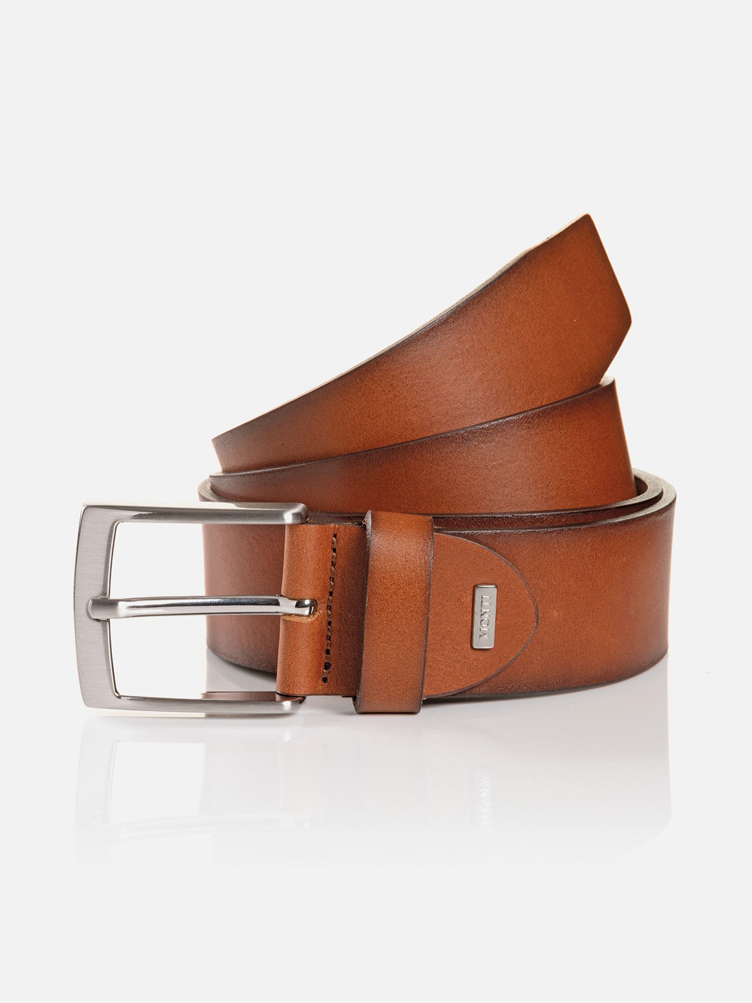 MONTI Ledergürtel TUSTON elegant, langlebig, glänzend