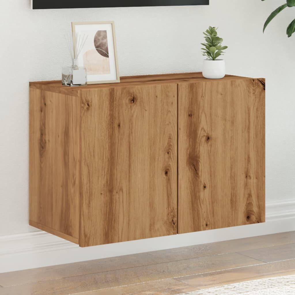vidaXL Hängeschrank NA Sideboard Wandschrank Artisan-Eiche 60x30x41 cm Hängeschrank