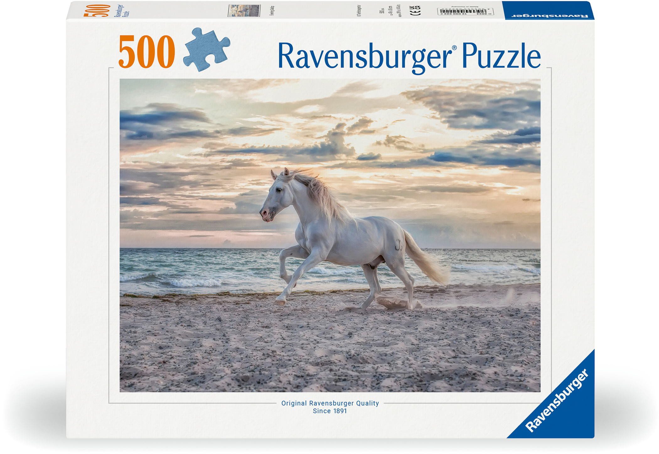 Ravensburger Puzzle 500 Teile Puzzle Pferd am Strand 12000222, 500 Puzzleteile