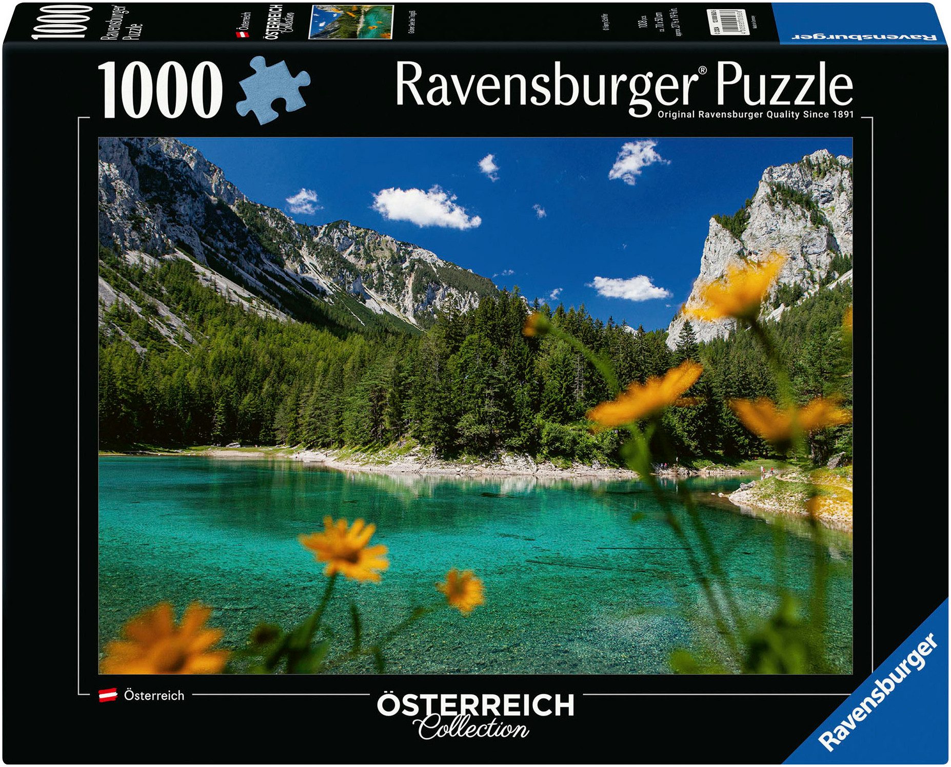 Ravensburger Puzzle Österreich Collection, Grüner See bei Tragöß, 1000 Puzz günstig online kaufen