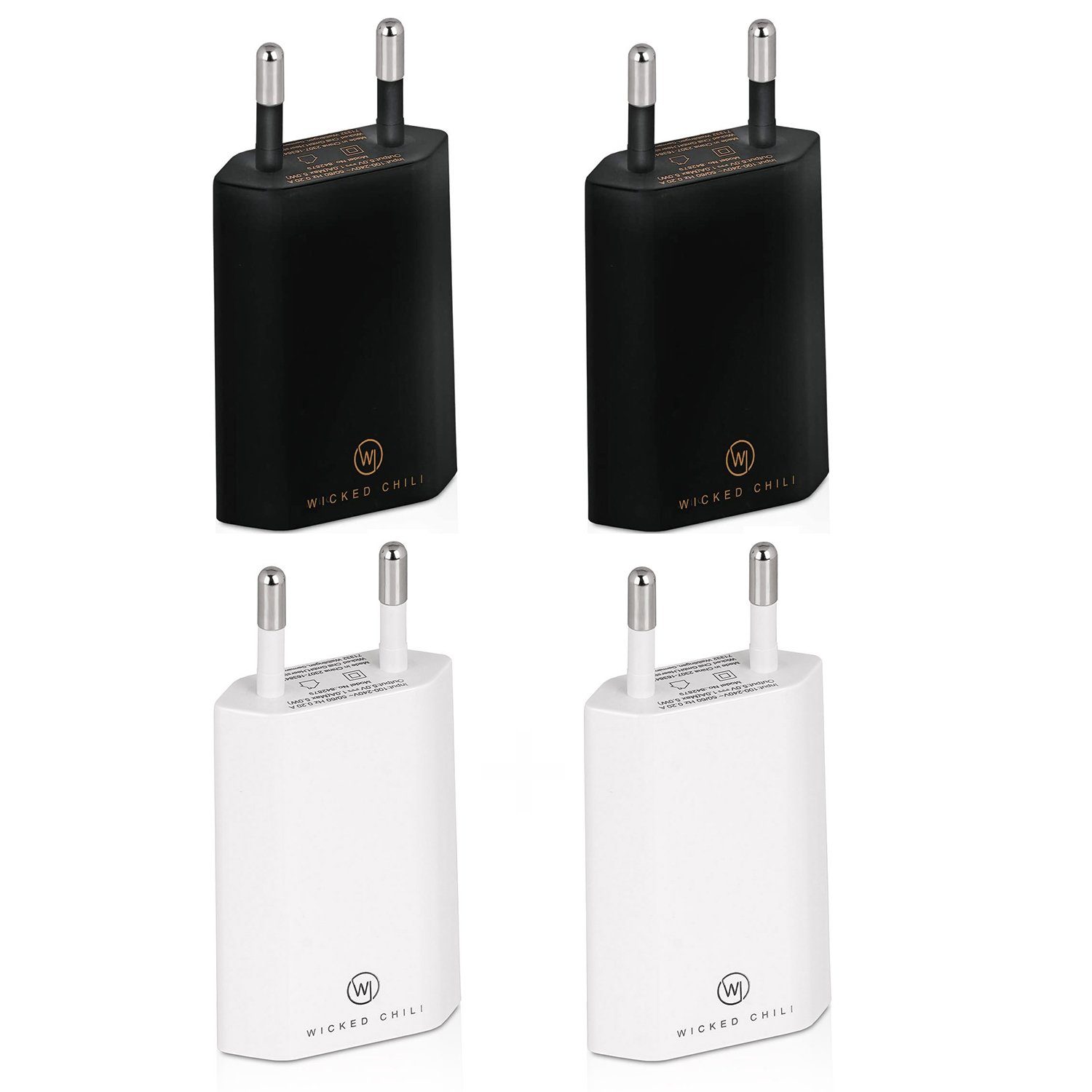 Wicked Chili 4x Pro Series Netzteil USB Adapter Netzstecker USB Steckernetzteil