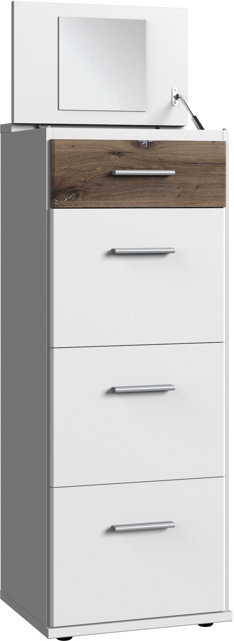 Wimex Hochkommode Joker, Schminkschrank Schminkkommode mit 4 Schubladen