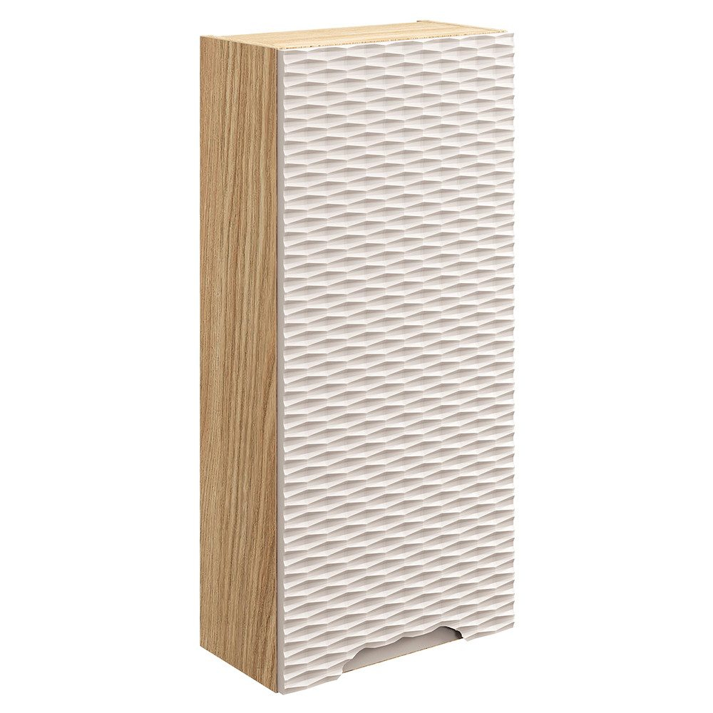Lomadox Hängeschrank OLUO-56-BEIGE Wandschrank Badschrank, Eiche günstig online kaufen