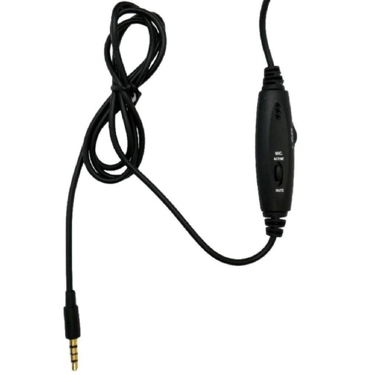 Hifi) MP3 passend Speedlink (Integrierte Kabelfernbedienung 3,5mm Lautstärkeregeler, + auch Headset X/S Mikrofon-Stummschaltung, Mikrofon Kopfhörer Over-Ear PS5 PS4 Series mit One, BAZZ Headset Stereo, Handy Klinke für Xbox