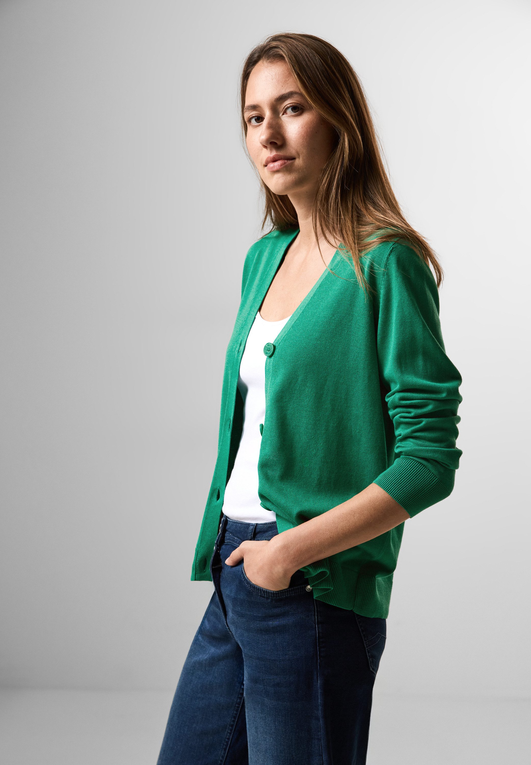 CECIL Cardigan mit Knopfleiste