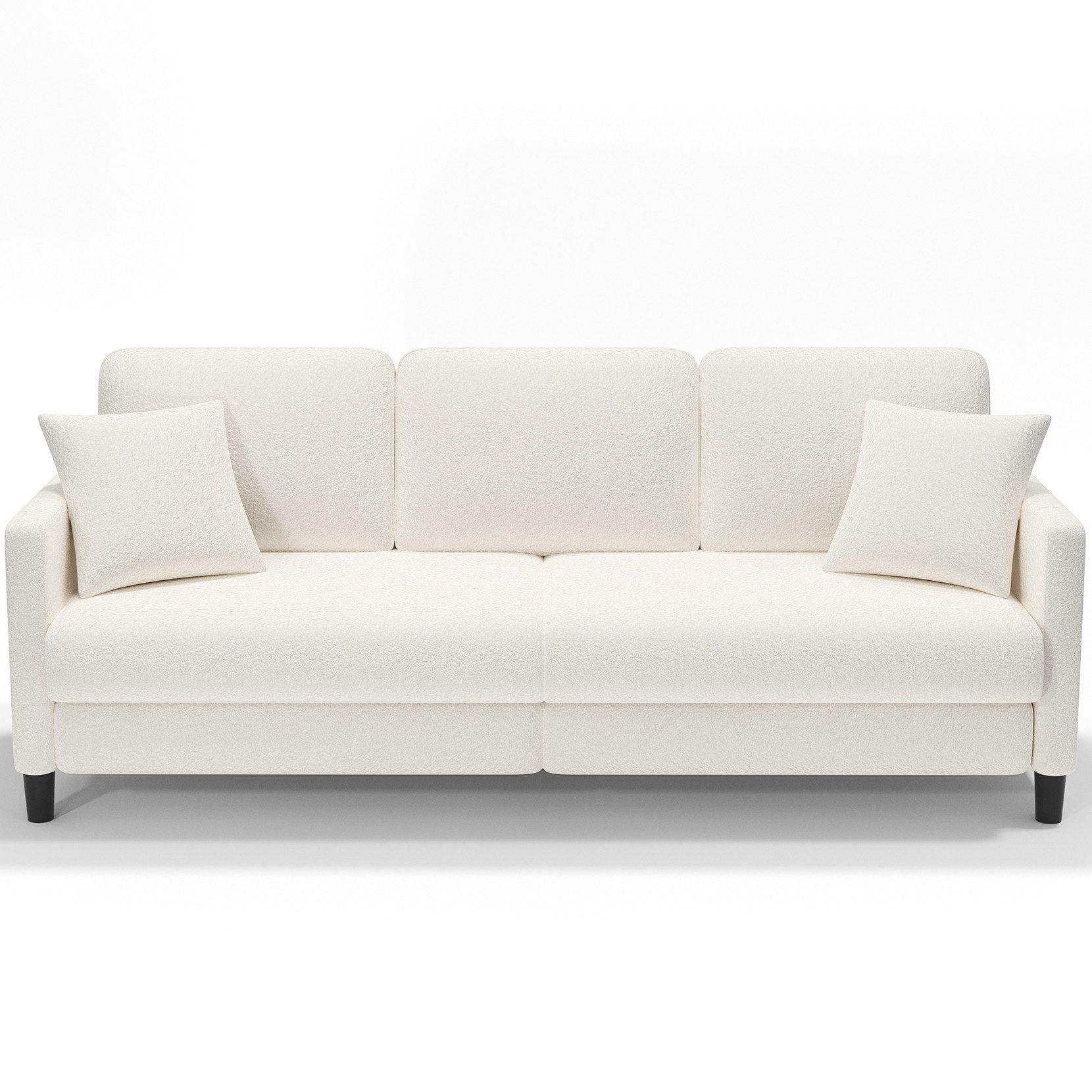 OUNUO Sofa 3-Sitzer Modernes Polstersofa Couch günstig online kaufen