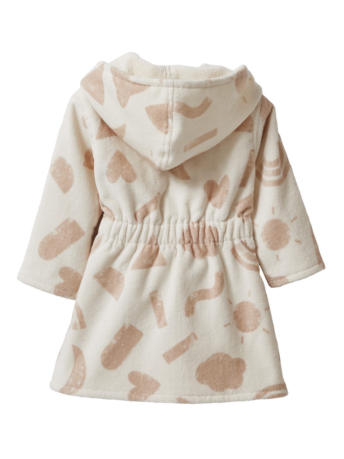 vertbaudet Bademantel Baby Bademantel HAPPY SKY, Bio-Baumwolle, Bio-Baumwolle