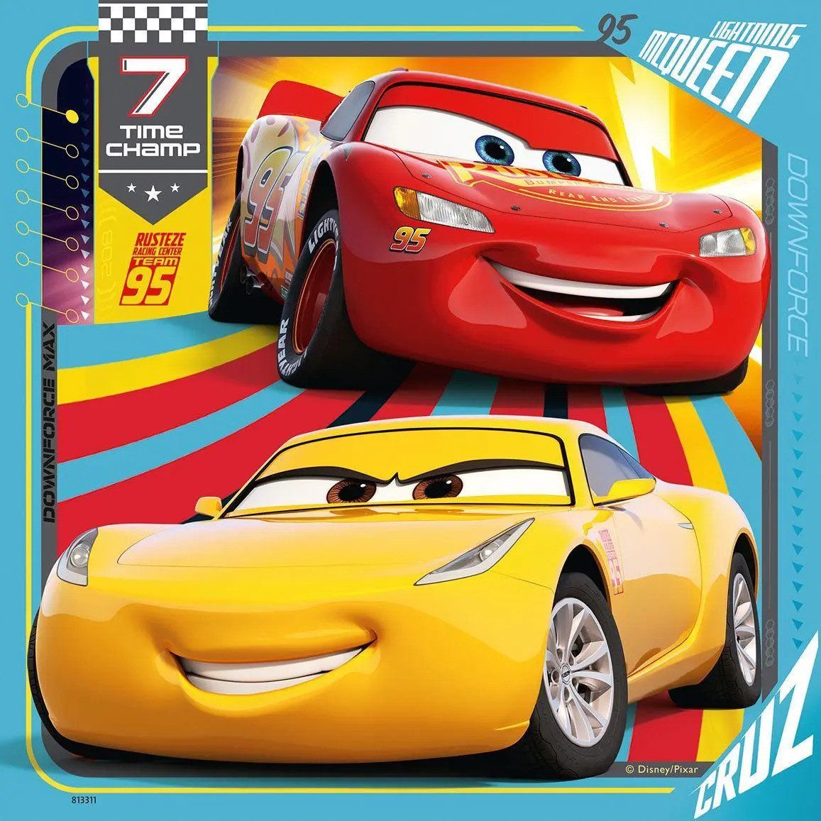 Ravensburger Puzzle Disney Cars: Bunte Flitzer. Puzzle 3 x 49 Teile, 49 Puz günstig online kaufen